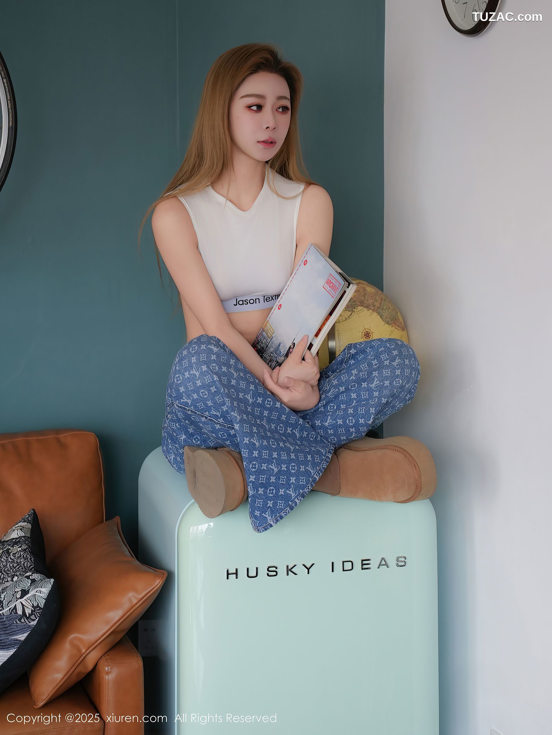 XiuRen秀人网-9754-糖糖-透视黑纱运动内衣美臀-2025.01.14