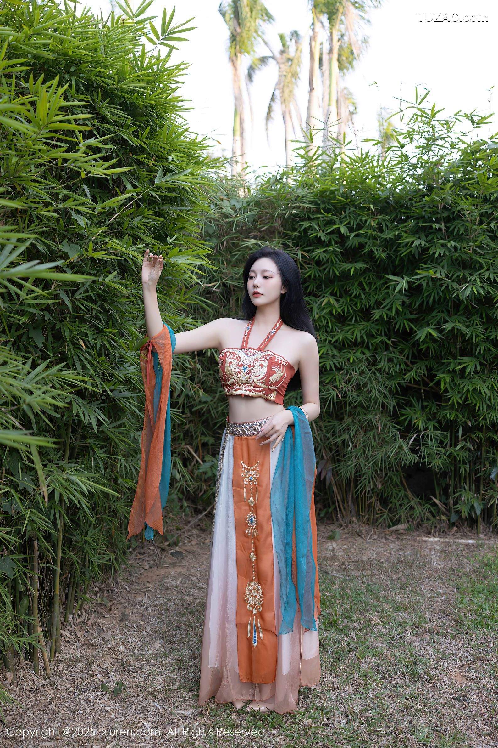 XiuRen秀人网-9757-安然anran-西域风古装抹胸长纱裙美乳-2025.01.14