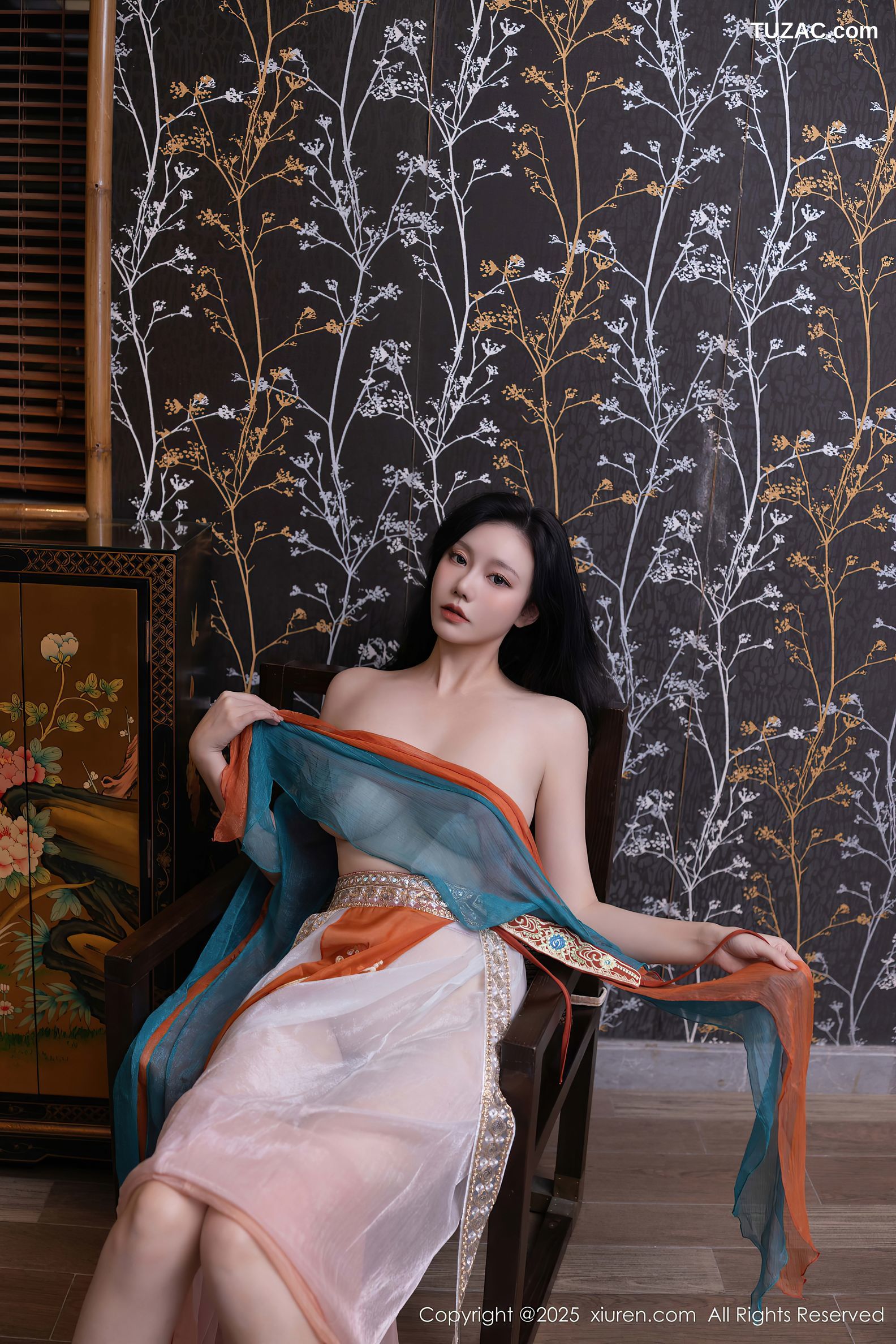 XiuRen秀人网-9757-安然anran-西域风古装抹胸长纱裙美乳-2025.01.14