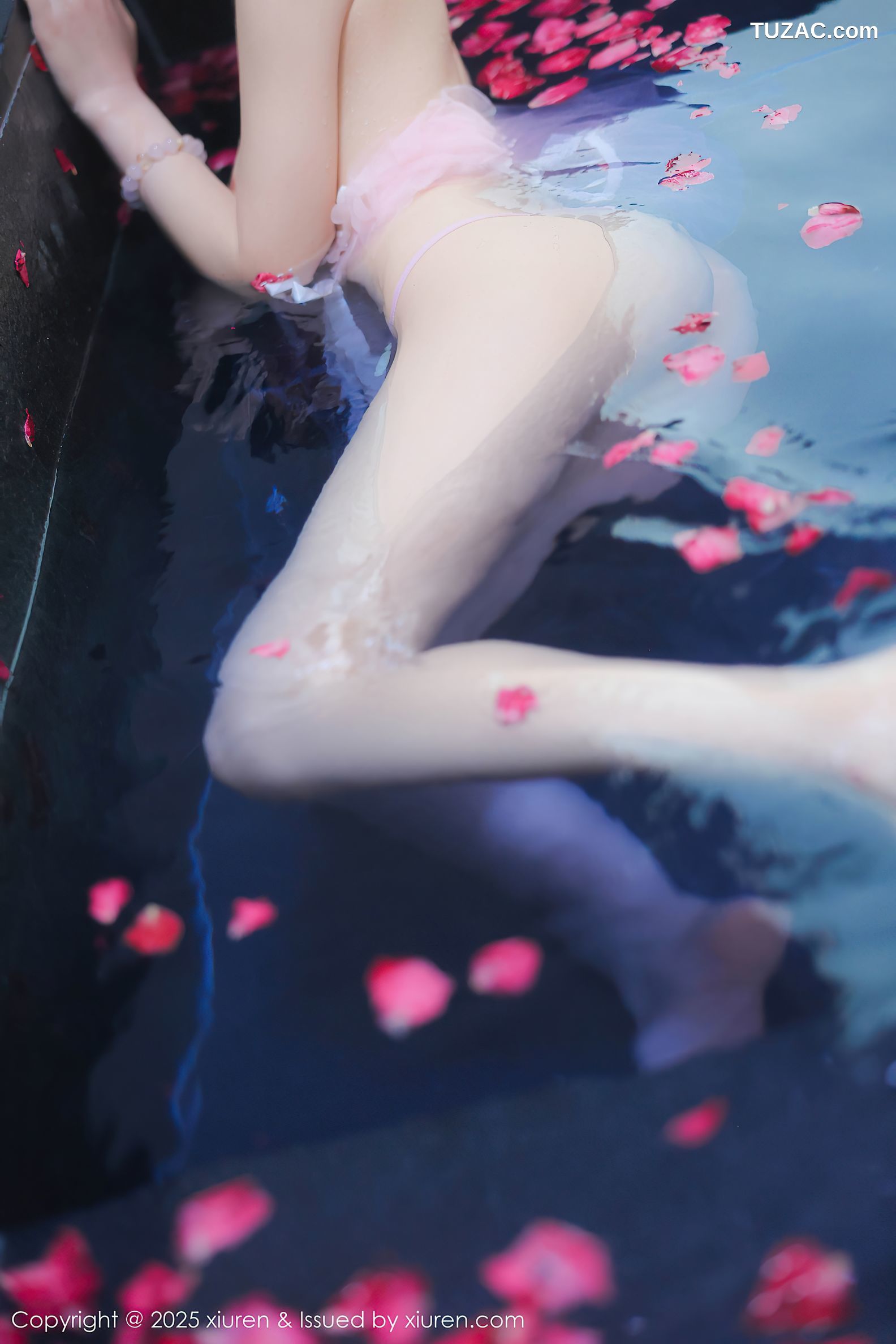 XiuRen秀人网-9778-桃妖夭-古风轻透淡紫纱湿身沐浴-2025.01.17