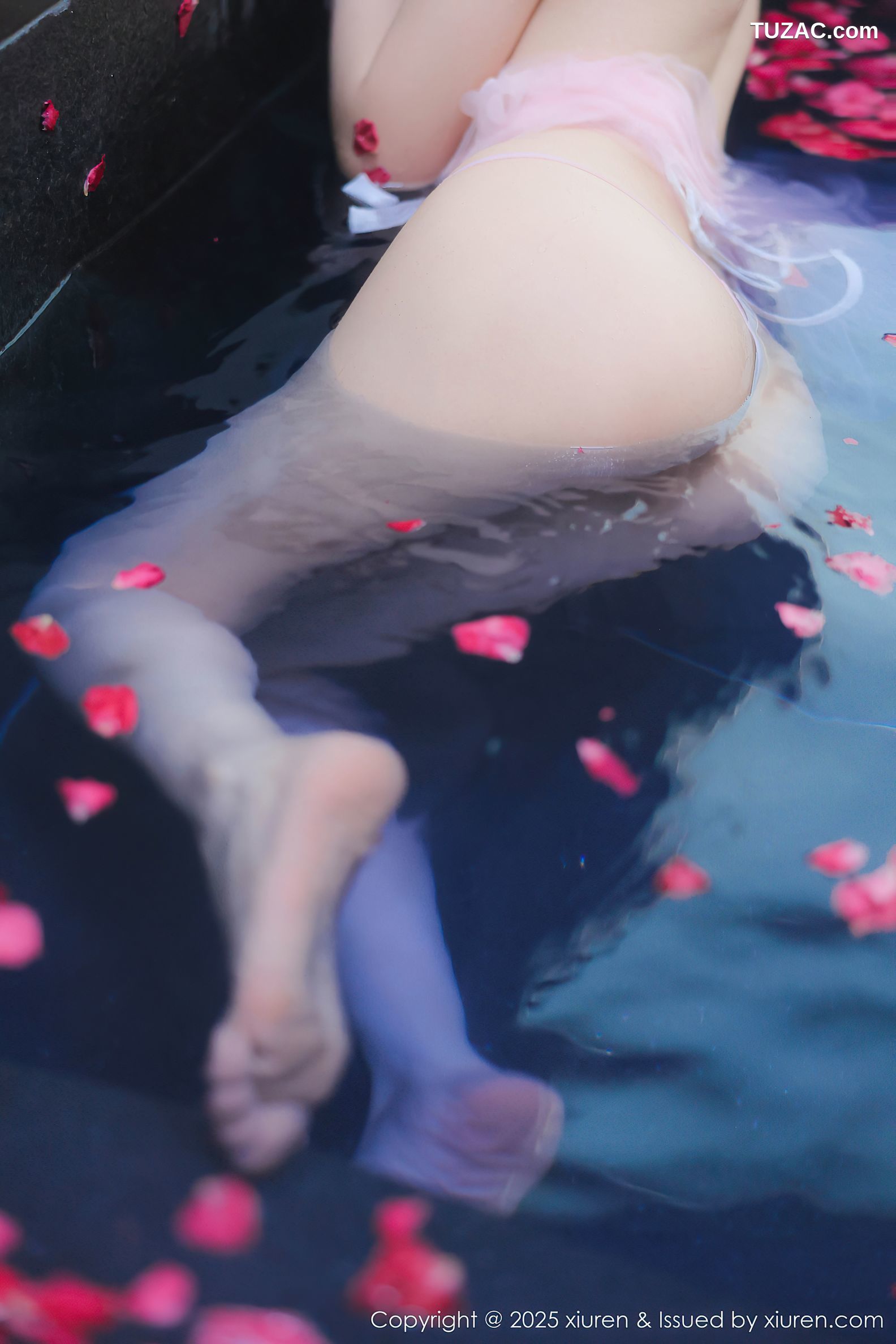 XiuRen秀人网-9778-桃妖夭-古风轻透淡紫纱湿身沐浴-2025.01.17