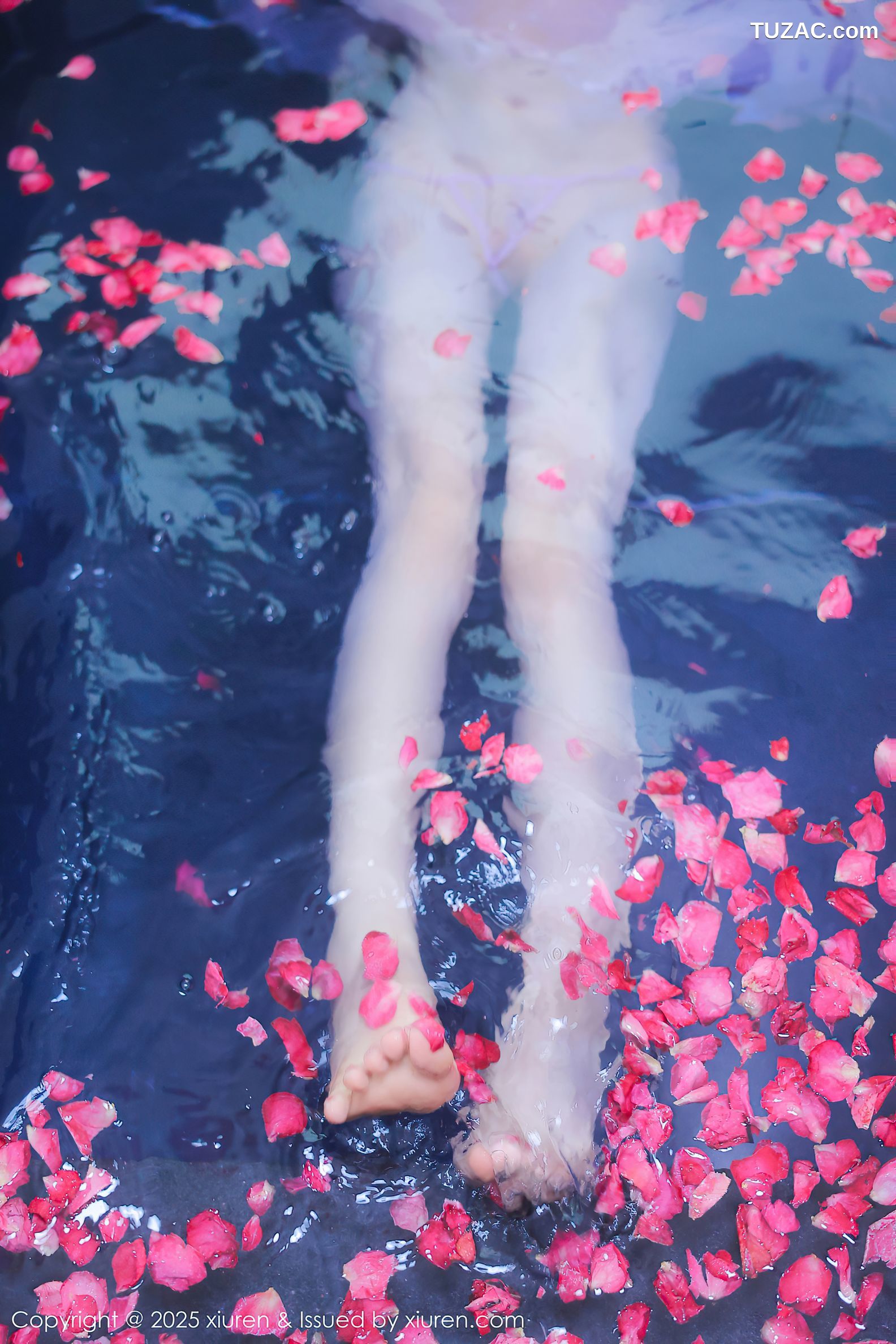 XiuRen秀人网-9778-桃妖夭-古风轻透淡紫纱湿身沐浴-2025.01.17