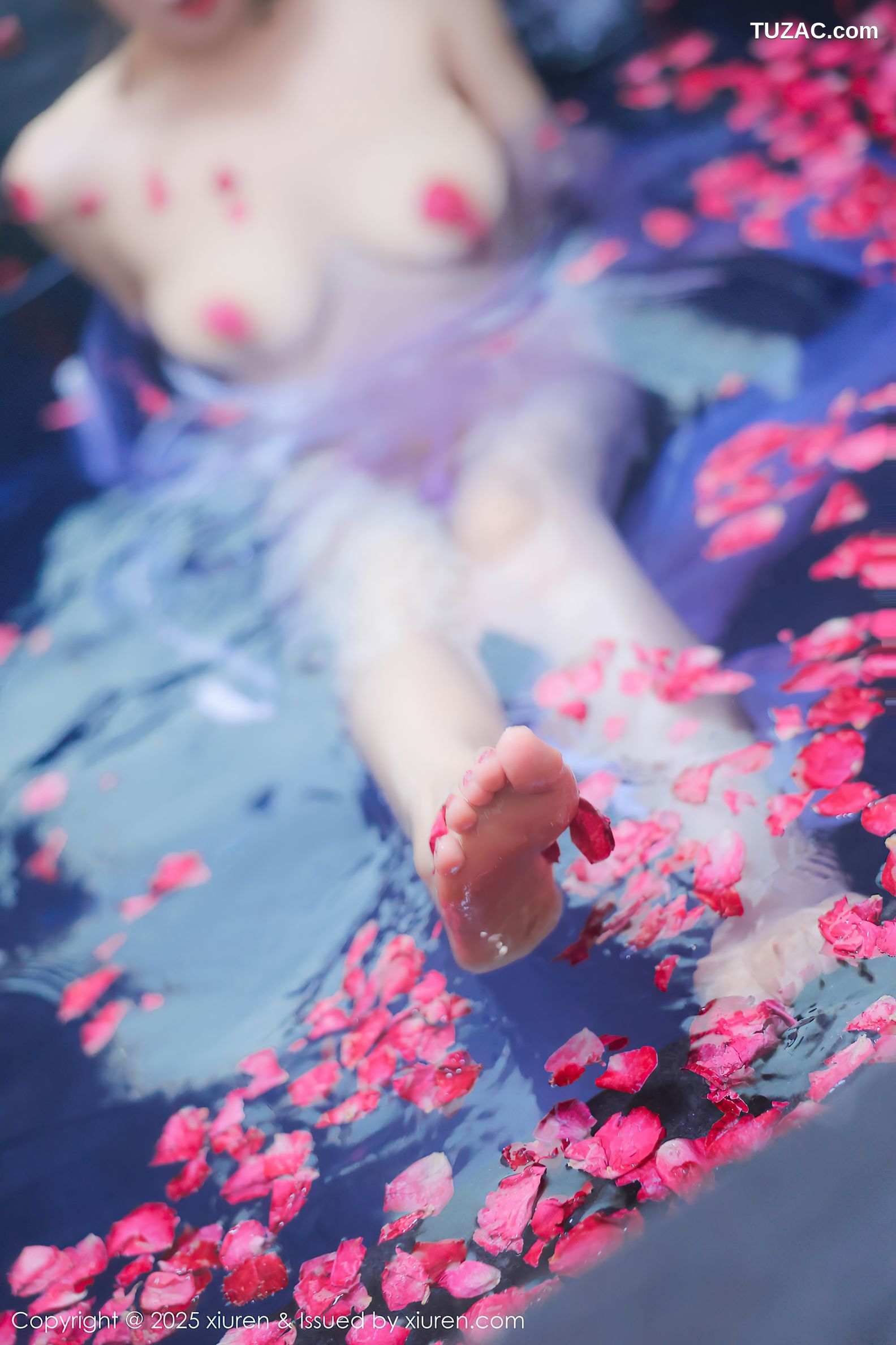 XiuRen秀人网-9778-桃妖夭-古风轻透淡紫纱湿身沐浴-2025.01.17