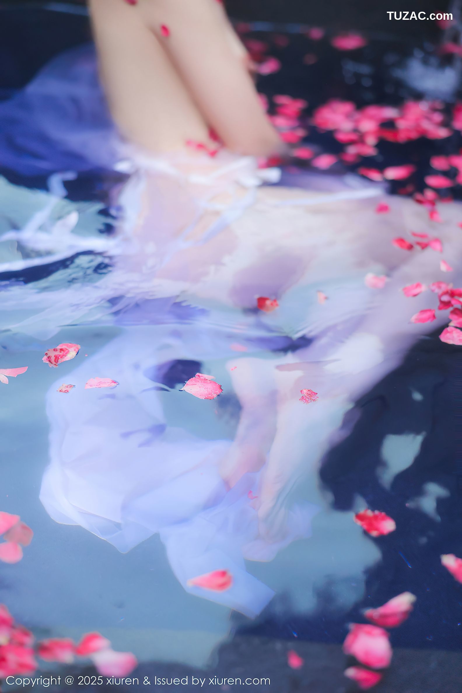 XiuRen秀人网-9778-桃妖夭-古风轻透淡紫纱湿身沐浴-2025.01.17