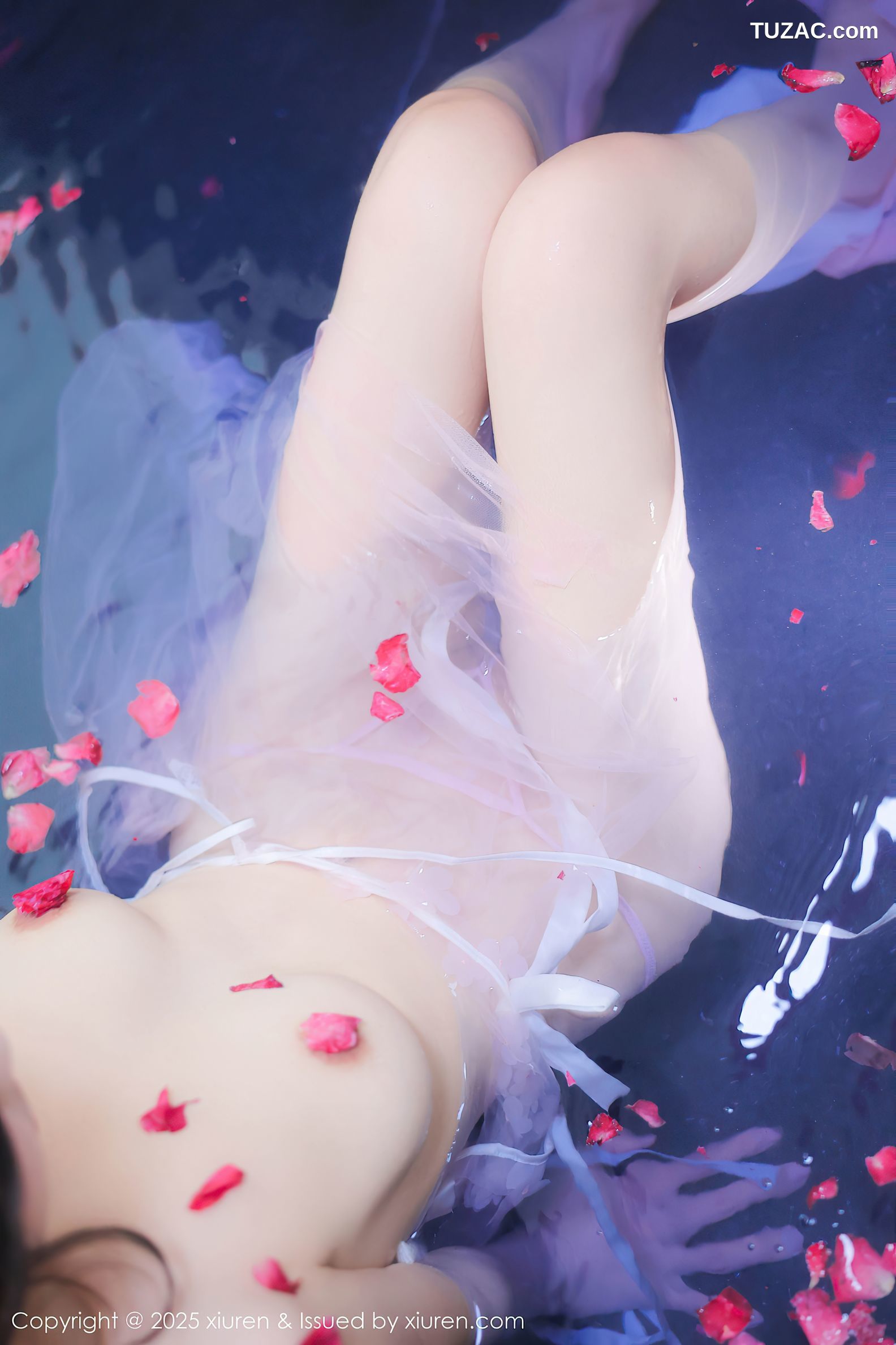 XiuRen秀人网-9778-桃妖夭-古风轻透淡紫纱湿身沐浴-2025.01.17