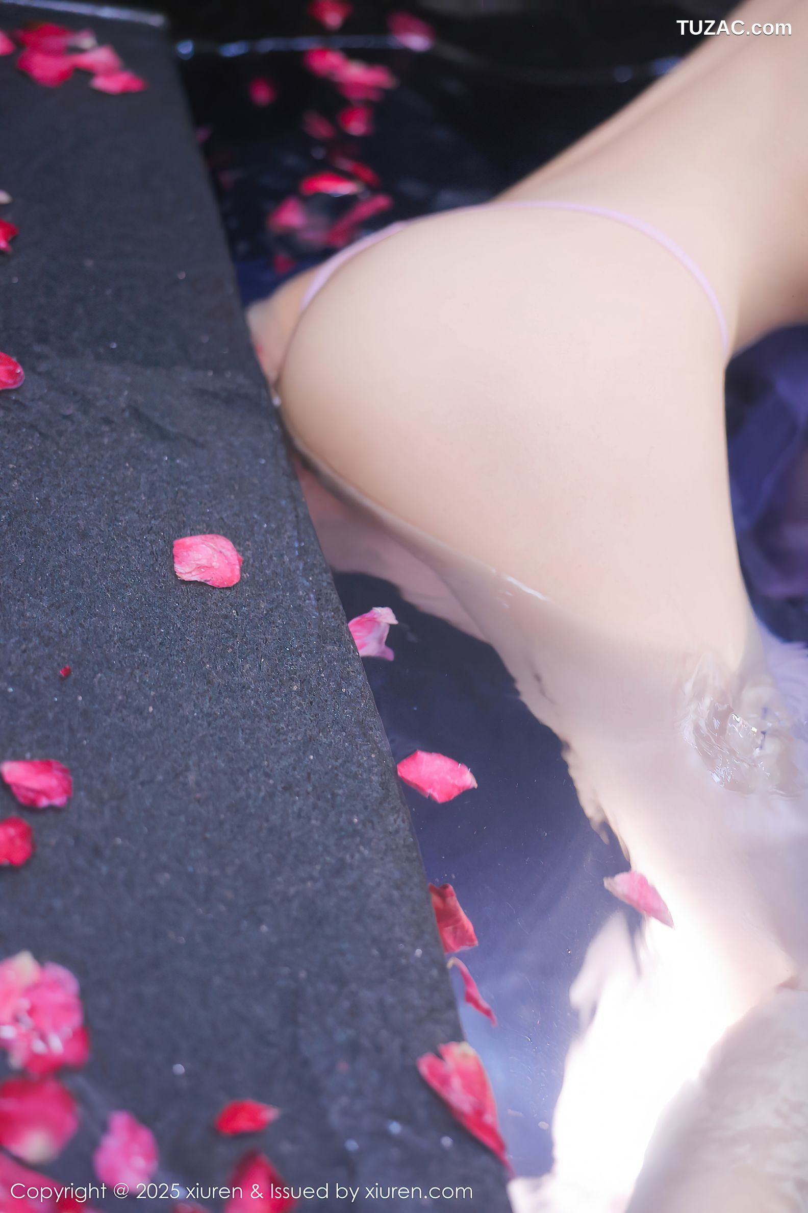 XiuRen秀人网-9778-桃妖夭-古风轻透淡紫纱湿身沐浴-2025.01.17