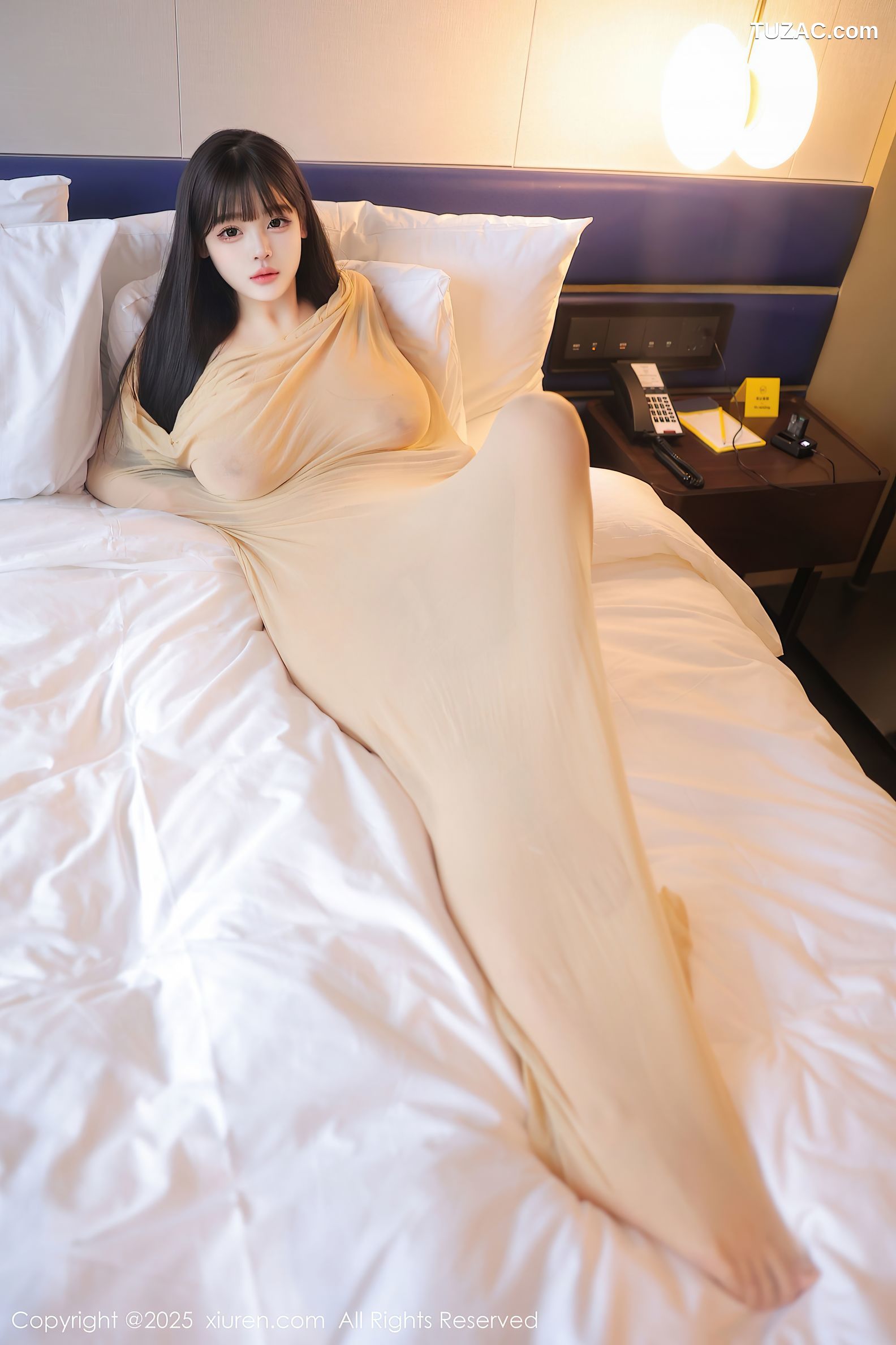 XiuRen秀人网-9825-余安安-轻透肉丝连体衣爆乳-2025.01.26