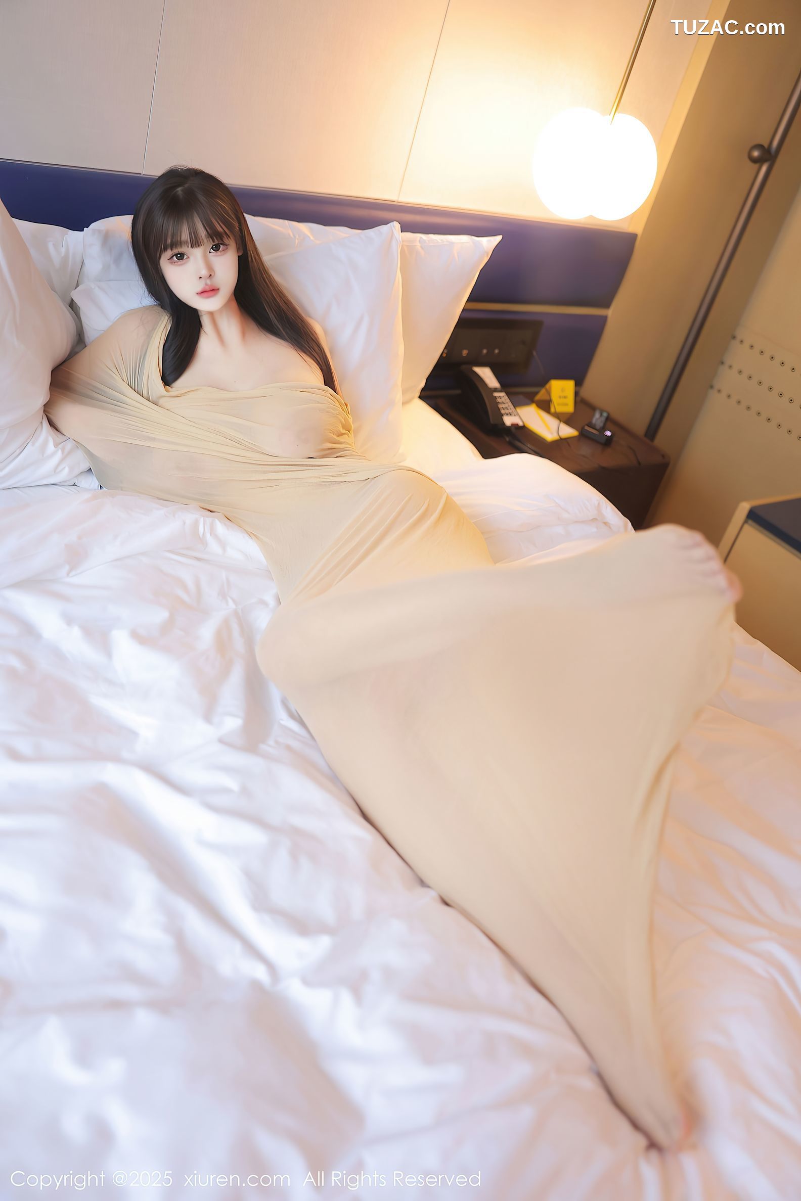 XiuRen秀人网-9825-余安安-轻透肉丝连体衣爆乳-2025.01.26