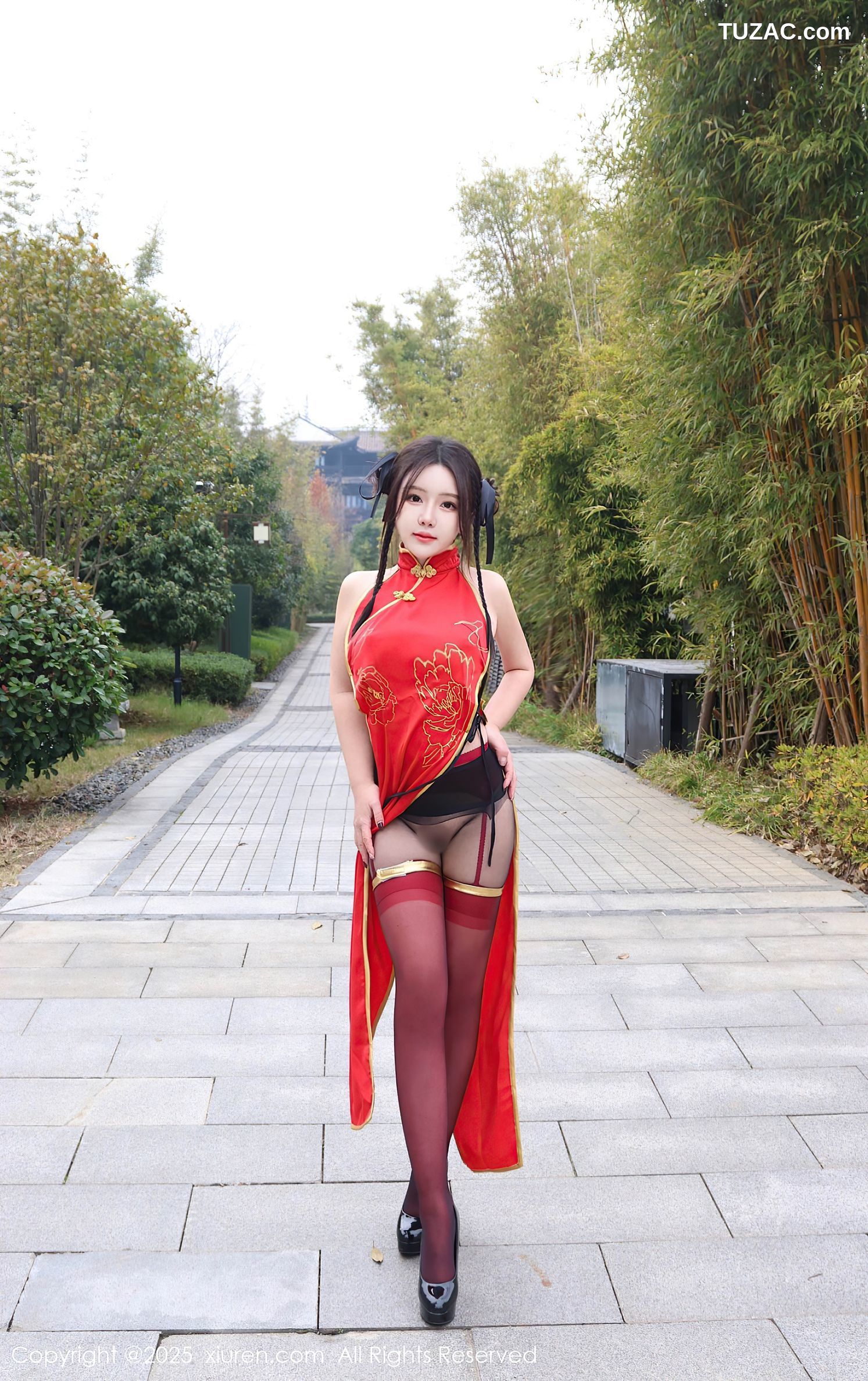 XiuRen秀人网-9834-小薯条nienie-新春特辑-性感春丽旗袍cos爆乳-2025.01.26