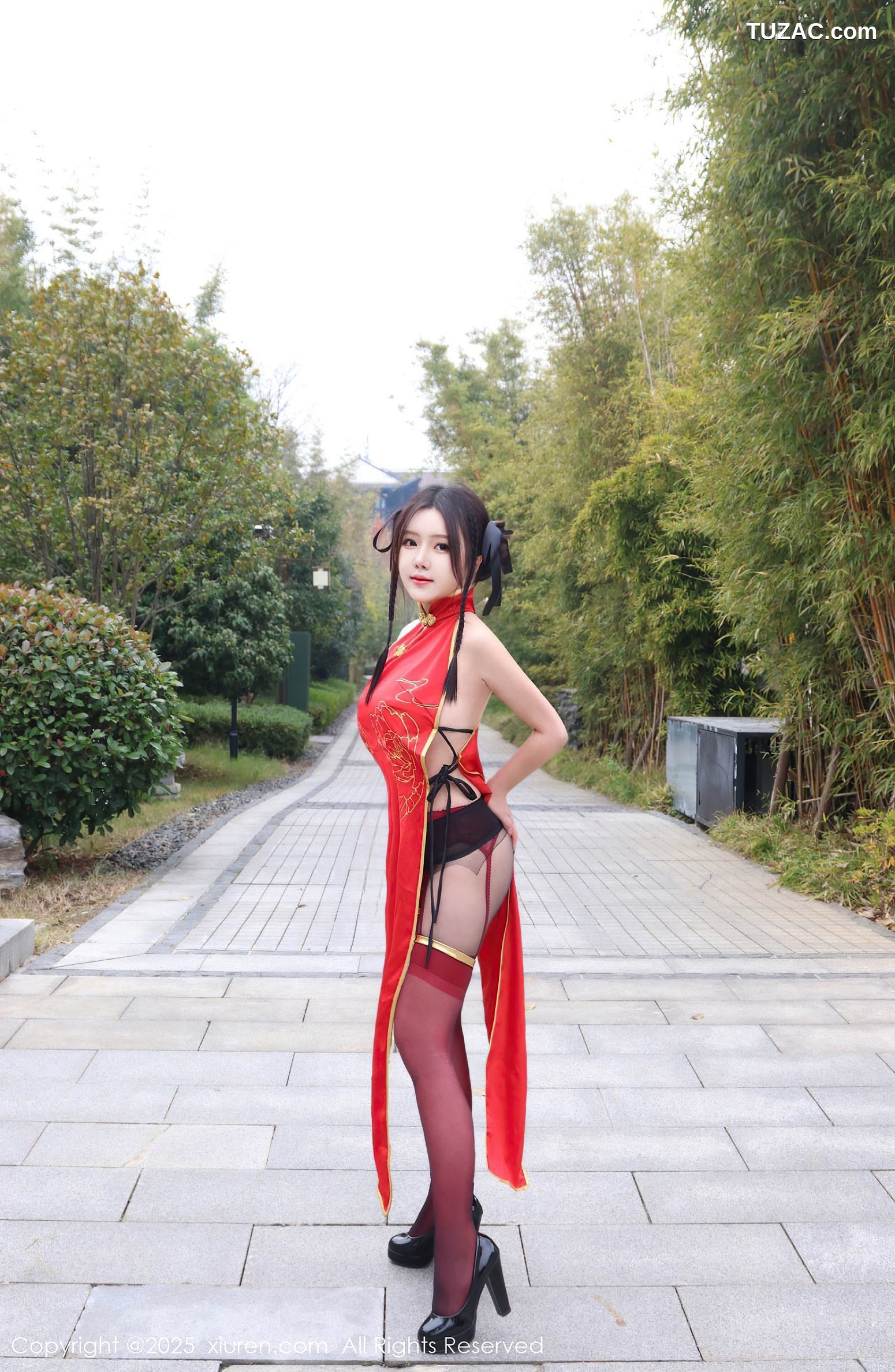 XiuRen秀人网-9834-小薯条nienie-新春特辑-性感春丽旗袍cos爆乳-2025.01.26