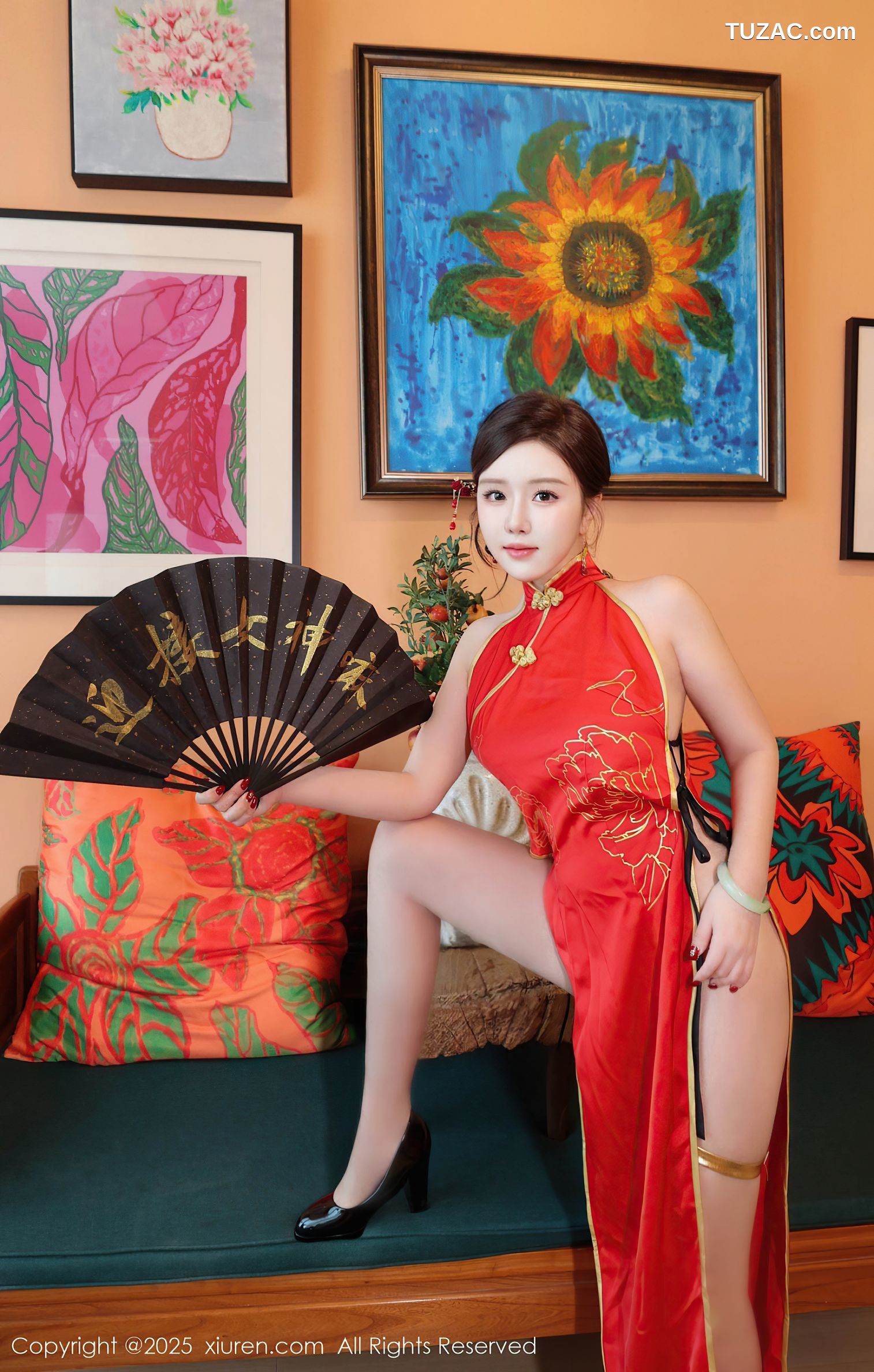 XiuRen秀人网-9834-小薯条nienie-新春特辑-性感春丽旗袍cos爆乳-2025.01.26