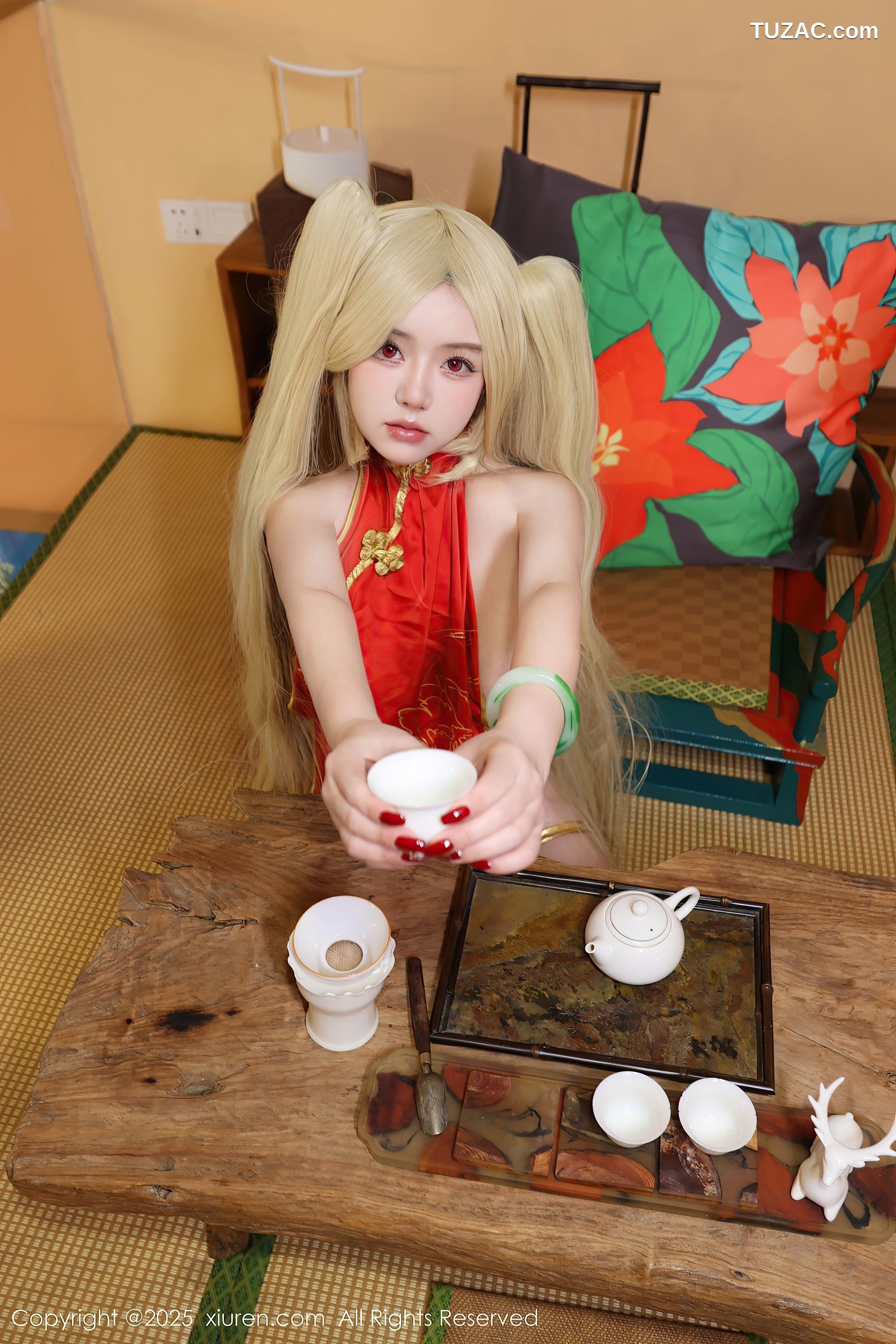 XiuRen秀人网-9834-小薯条nienie-新春特辑-性感春丽旗袍cos爆乳-2025.01.26
