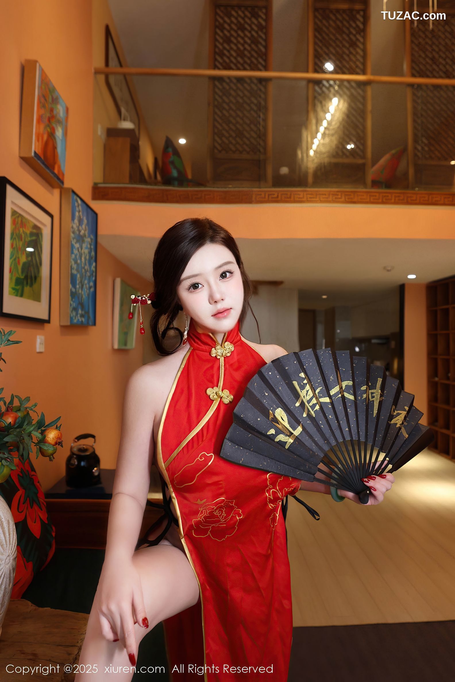 XiuRen秀人网-9834-小薯条nienie-新春特辑-性感春丽旗袍cos爆乳-2025.01.26