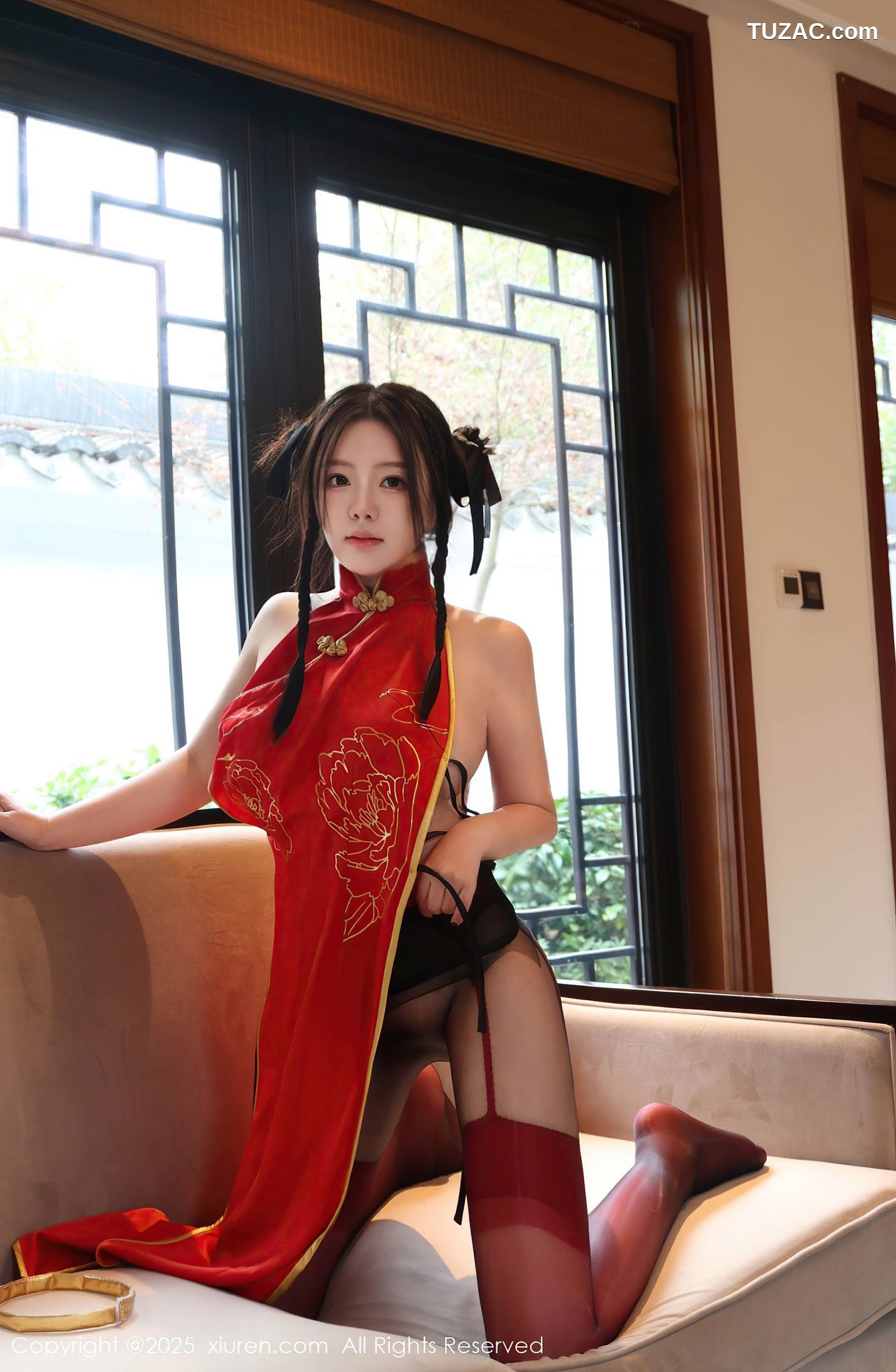XiuRen秀人网-9834-小薯条nienie-新春特辑-性感春丽旗袍cos爆乳-2025.01.26