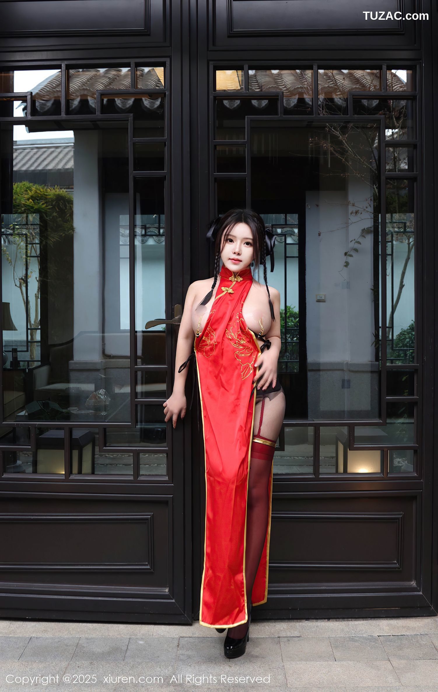 XiuRen秀人网-9834-小薯条nienie-新春特辑-性感春丽旗袍cos爆乳-2025.01.26