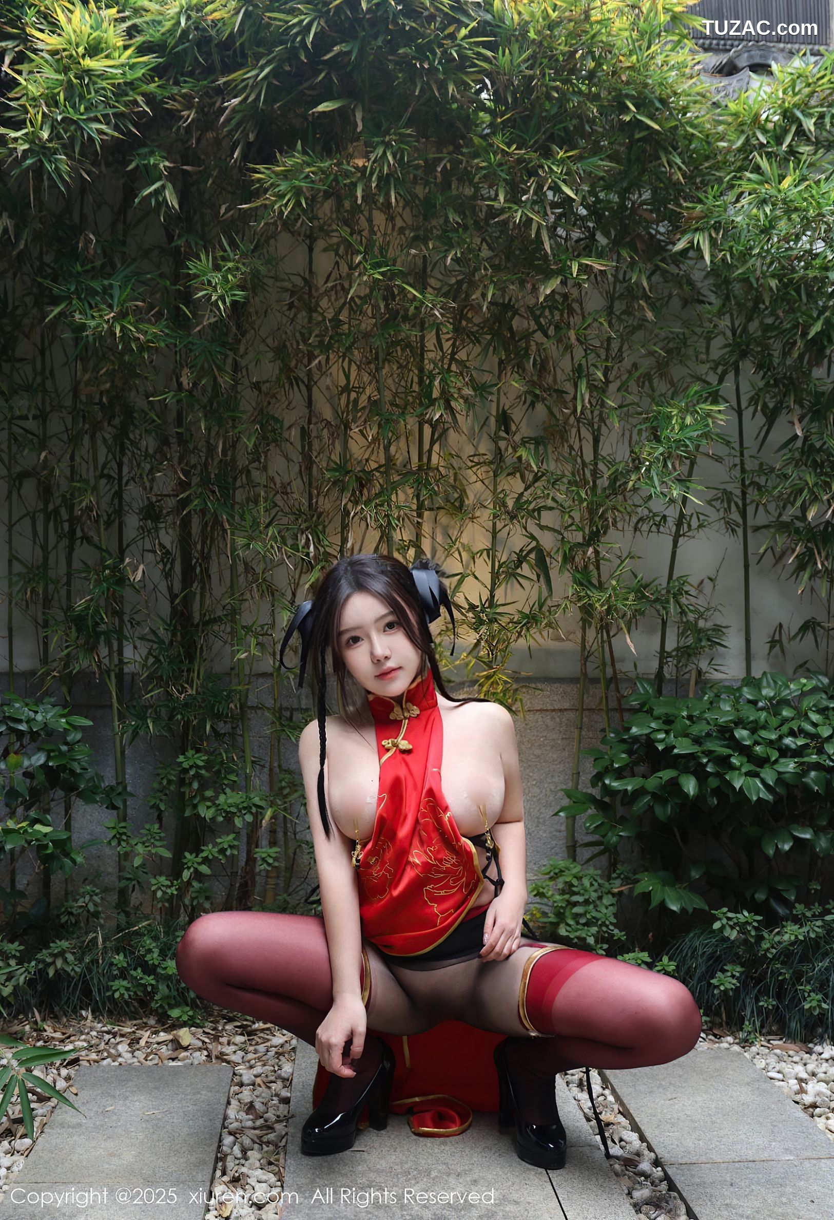 XiuRen秀人网-9834-小薯条nienie-新春特辑-性感春丽旗袍cos爆乳-2025.01.26