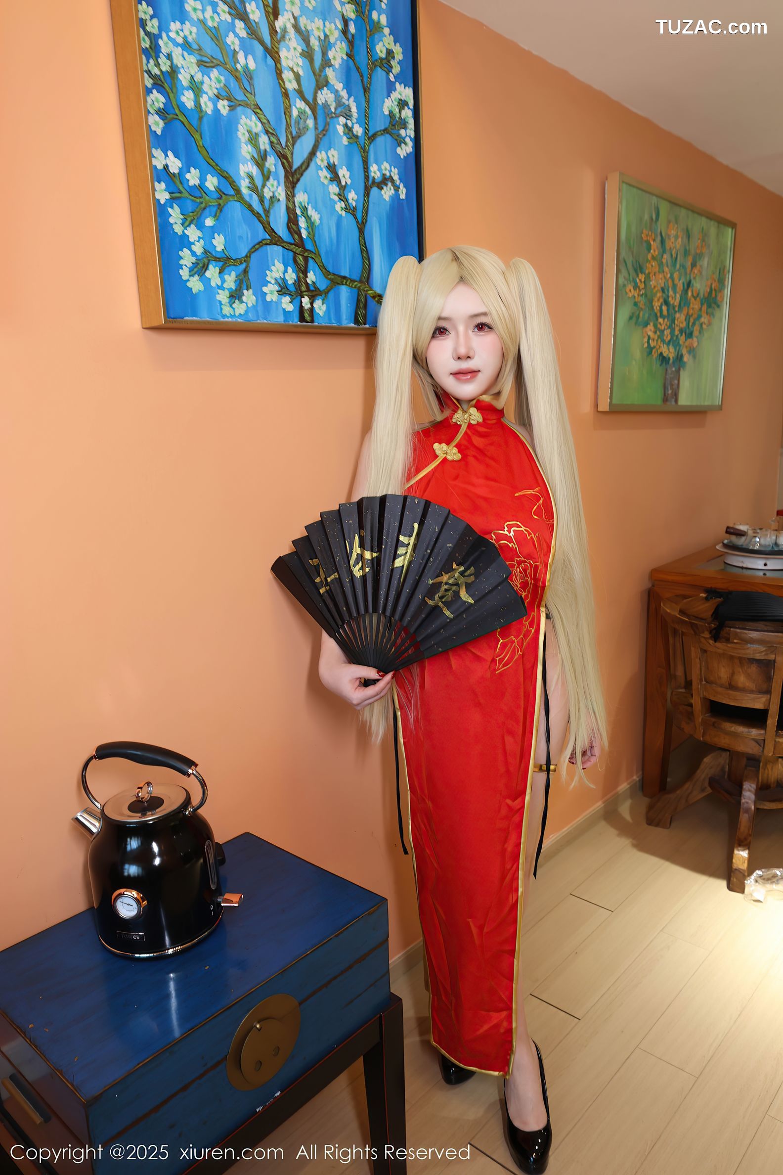 XiuRen秀人网-9834-小薯条nienie-新春特辑-性感春丽旗袍cos爆乳-2025.01.26