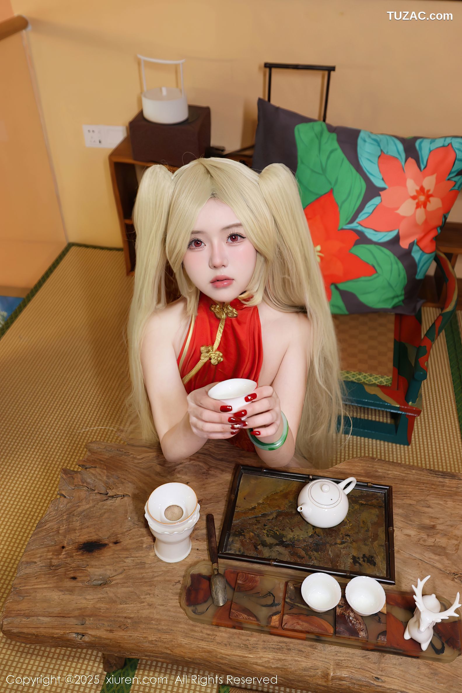 XiuRen秀人网-9834-小薯条nienie-新春特辑-性感春丽旗袍cos爆乳-2025.01.26
