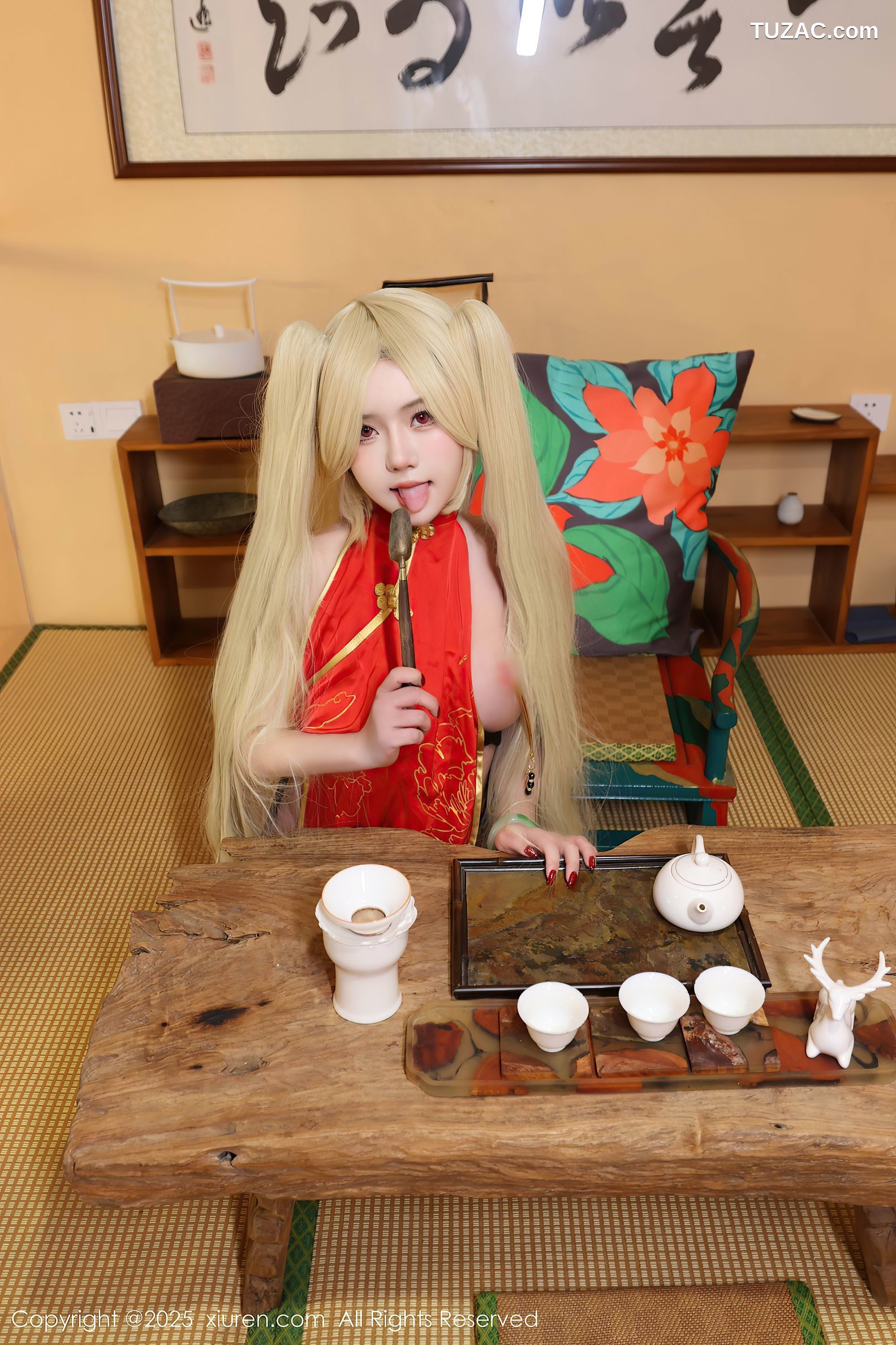 XiuRen秀人网-9834-小薯条nienie-新春特辑-性感春丽旗袍cos爆乳-2025.01.26