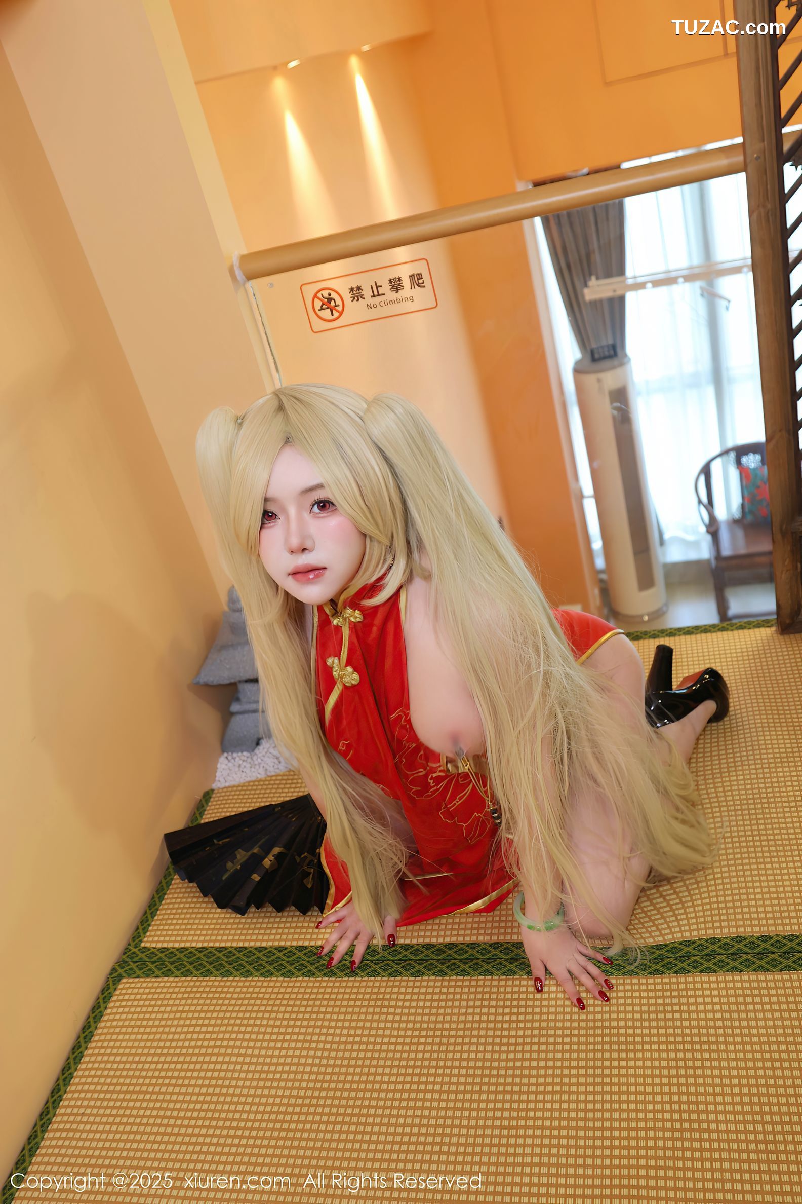 XiuRen秀人网-9834-小薯条nienie-新春特辑-性感春丽旗袍cos爆乳-2025.01.26