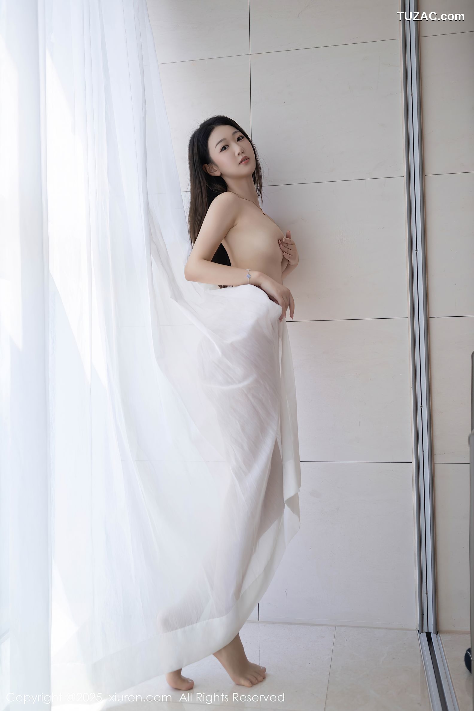 XiuRen秀人网-9840-唐安琪-轻透白纱裙玉体隐现-2025.02.05