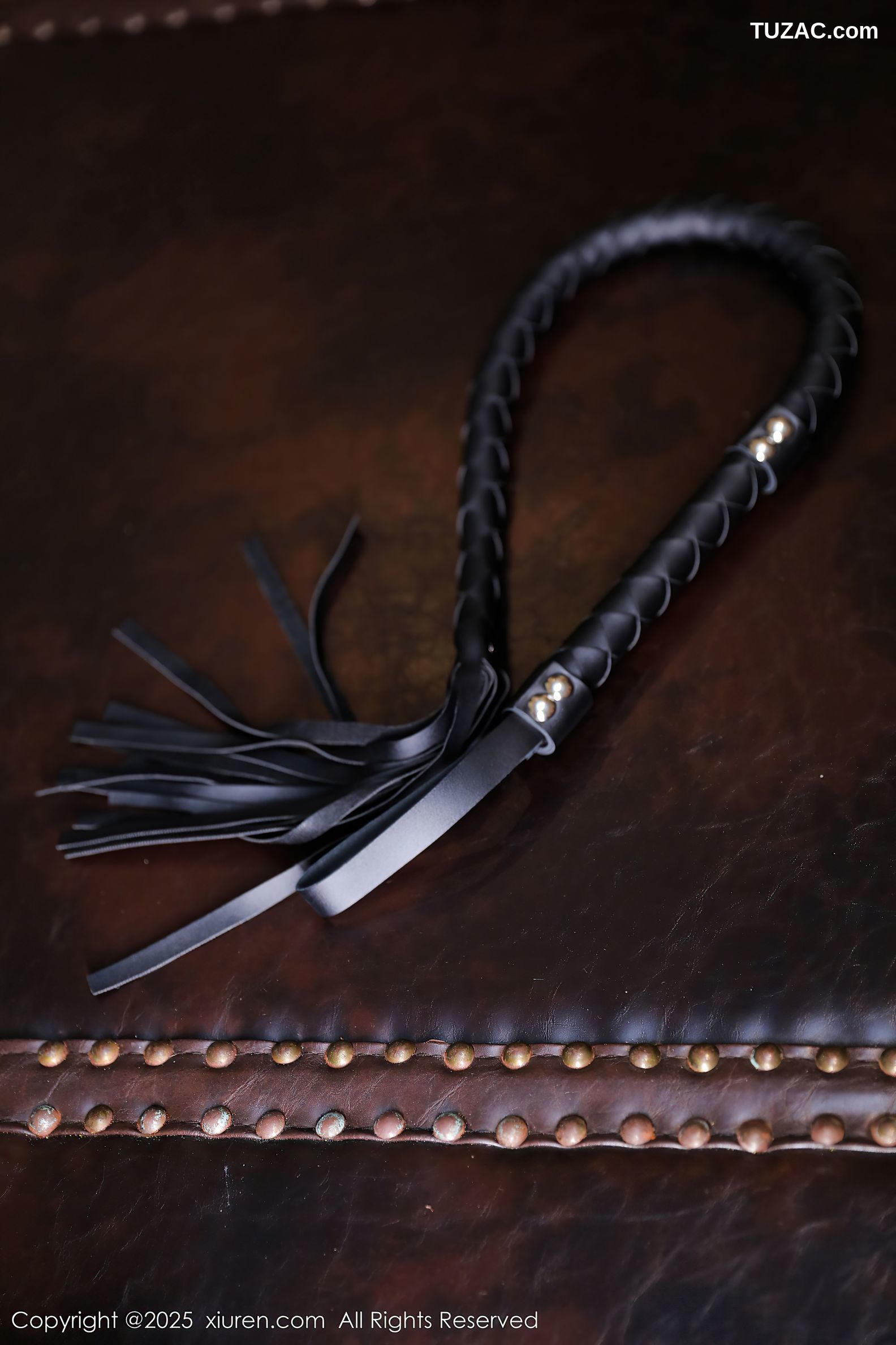 XiuRen秀人网-9843-小蛮妖Yummy-情趣黑纱黑绑带内衣黑丝爆乳皮鞭-2025.02.06