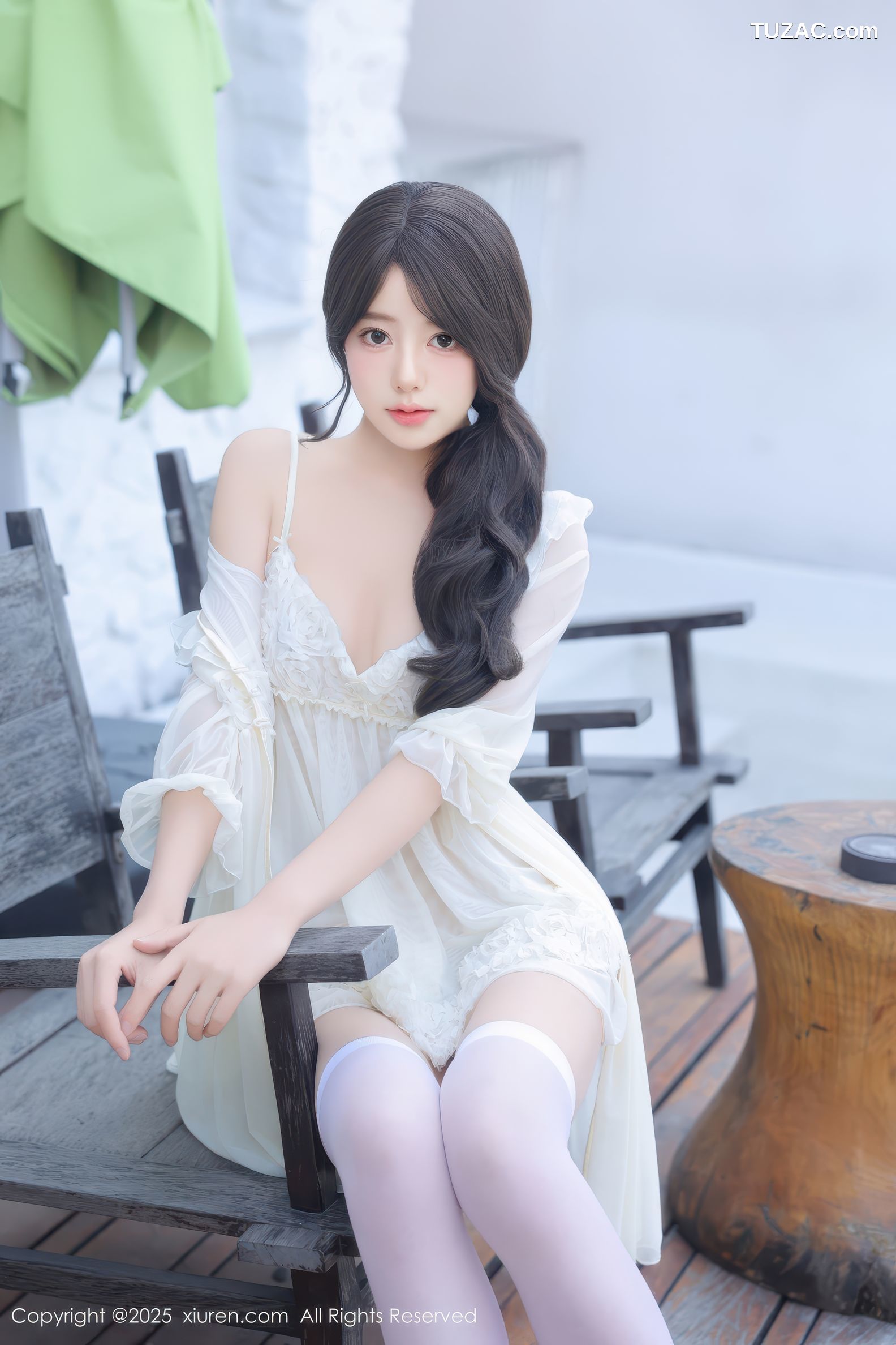 XiuRen秀人网-9851-桃妖夭-轻透白蕾丝睡衣浴缸湿身爆乳-2025.02.07