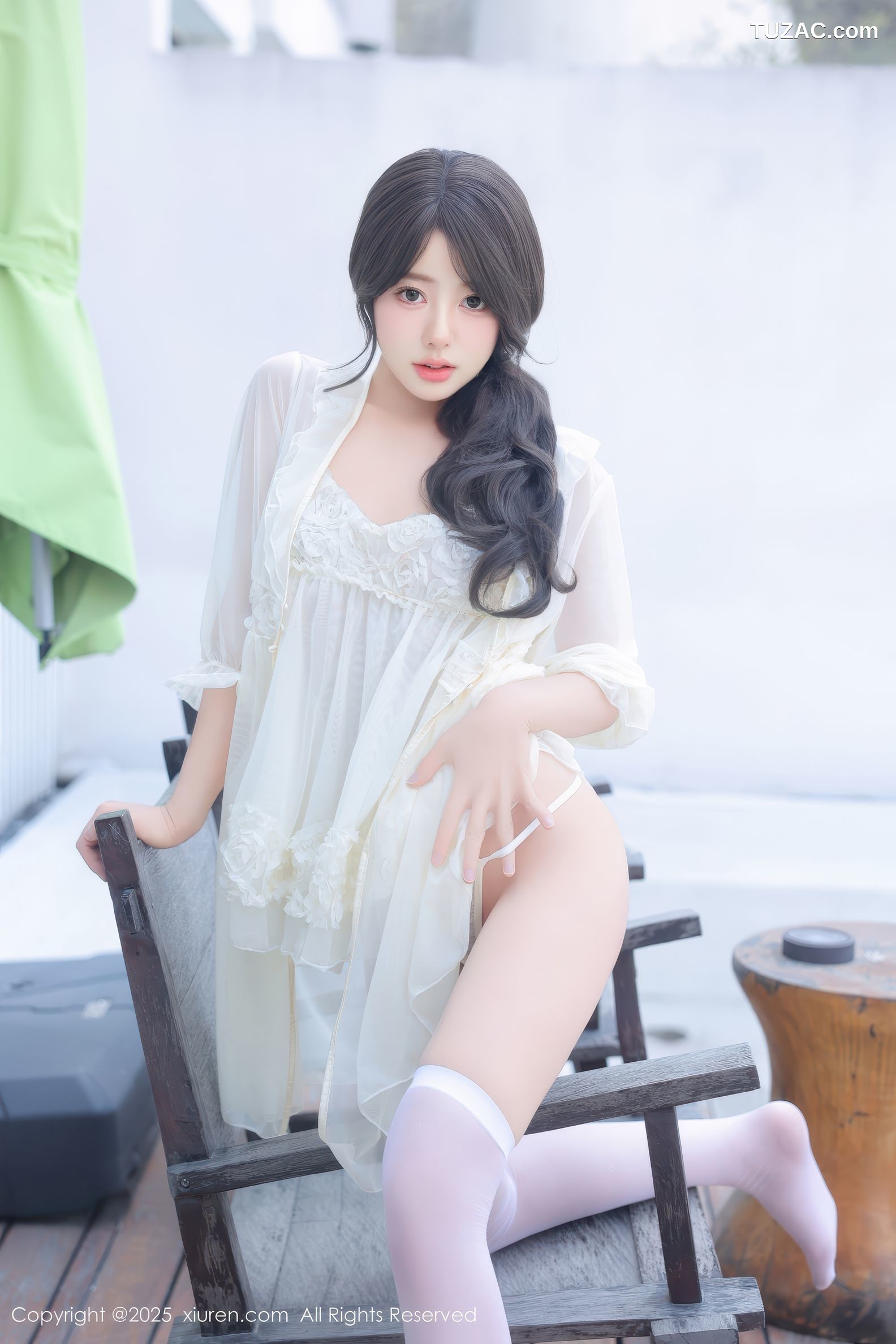 XiuRen秀人网-9851-桃妖夭-轻透白蕾丝睡衣浴缸湿身爆乳-2025.02.07