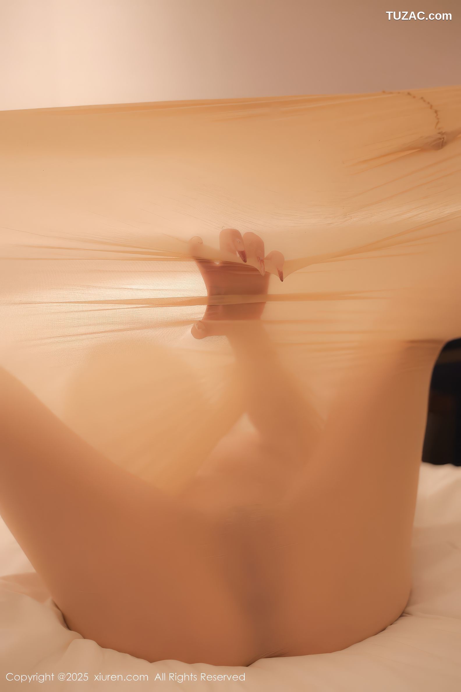 XiuRen秀人网-9860-Candy糖糖-轻透连体肉丝真空爆乳-2025.02.08