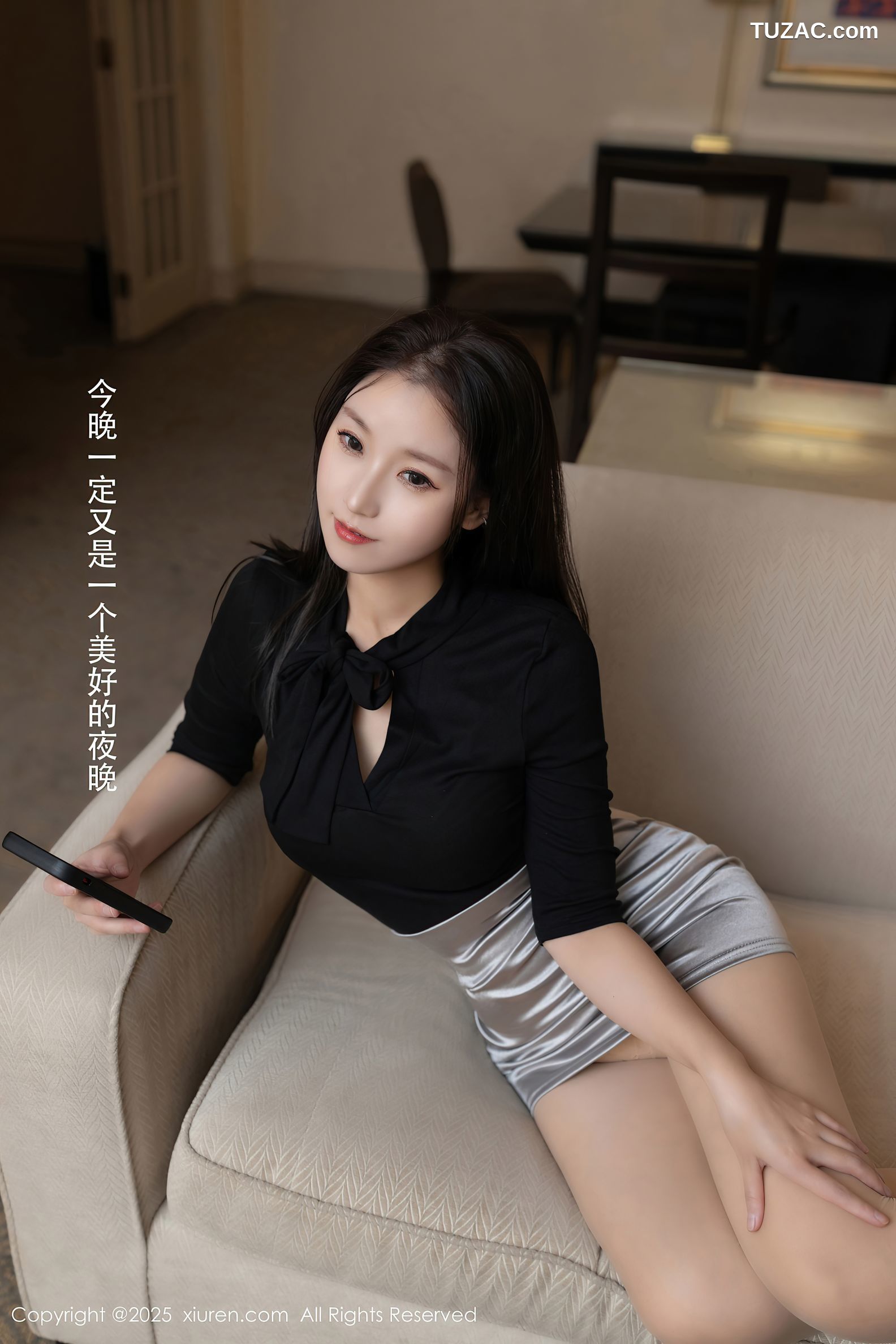 XiuRen秀人网-9875-杏子Yada-剧情写真-人妻白色情趣内衣-2025.02.12