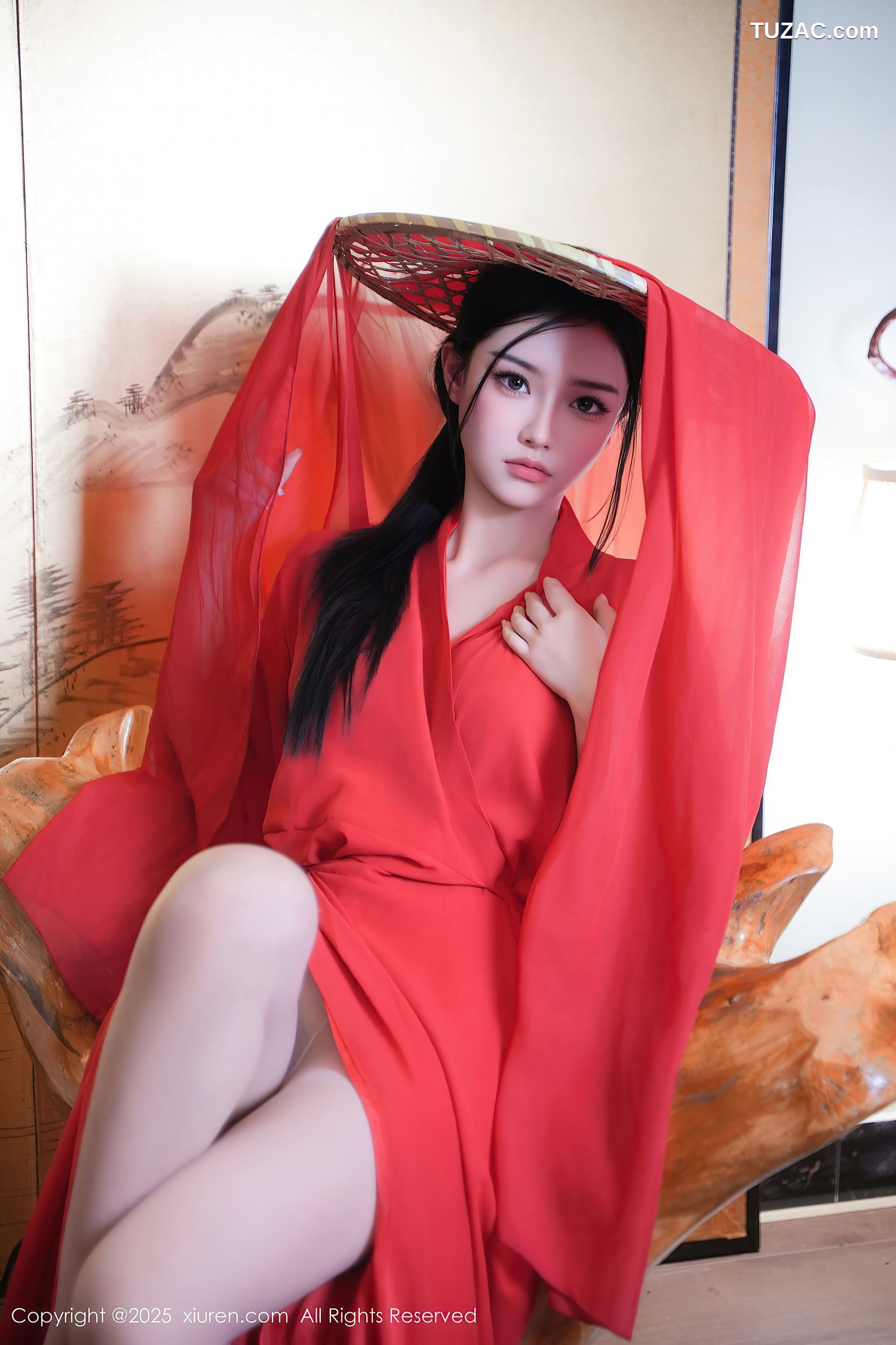 XiuRen秀人网-9890-妙可可Cheese-古风红杉女侠真空爆乳-2025.02.17