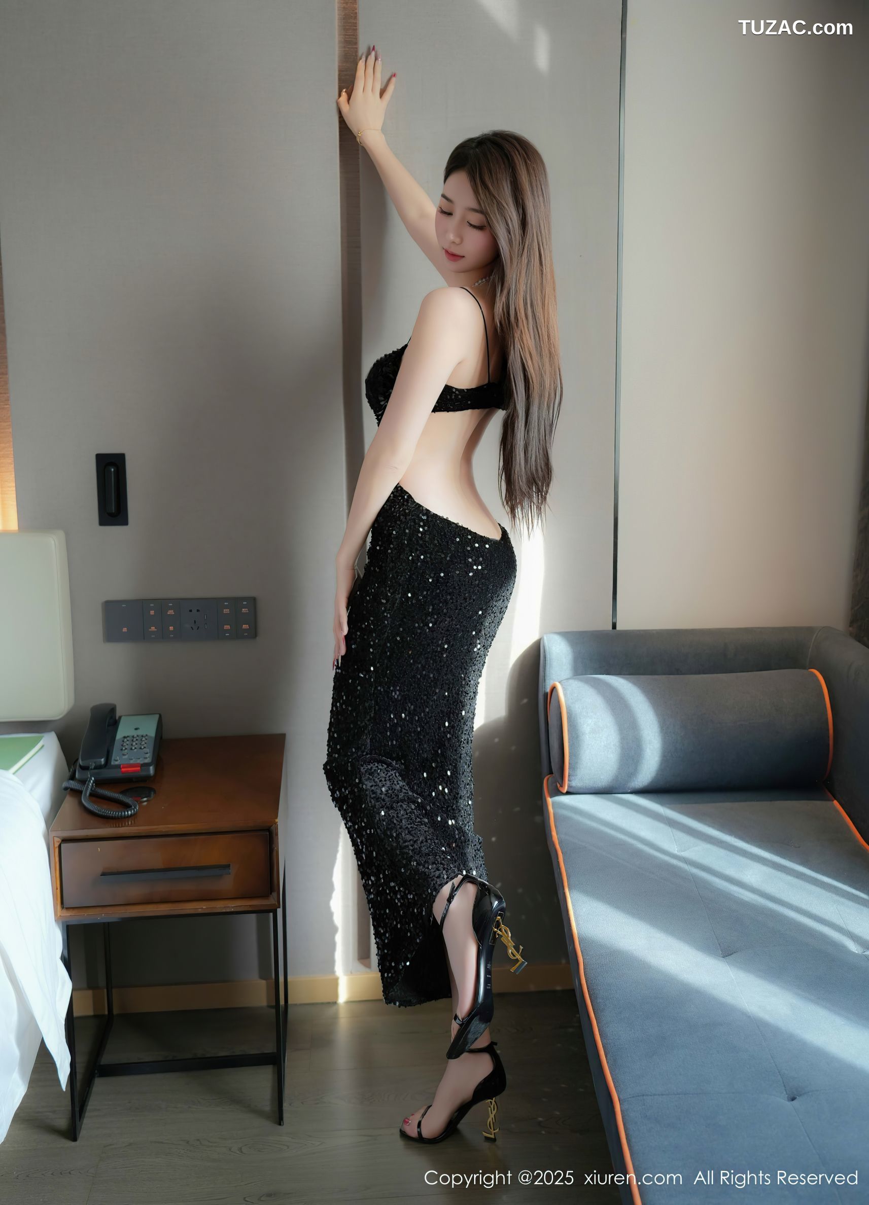 XiuRen秀人网-9937-星星baby-黑色吊带紧身礼裙爆乳-2025.02.26