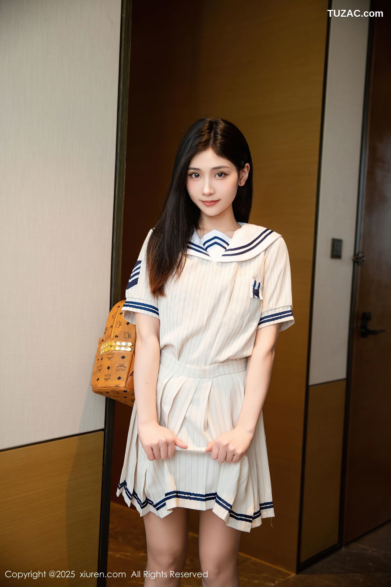 XiuRen秀人网-9942-刘婷婷-白色学生连衣裙红绳绑缚-2025.02.27