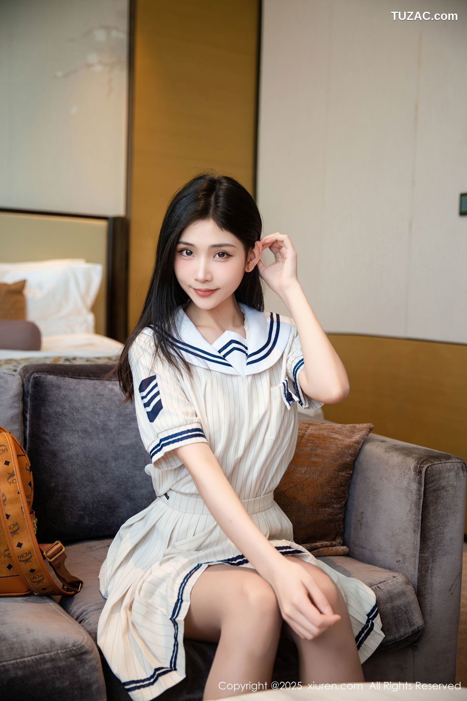 XiuRen秀人网-9942-刘婷婷-白色学生连衣裙红绳绑缚-2025.02.27