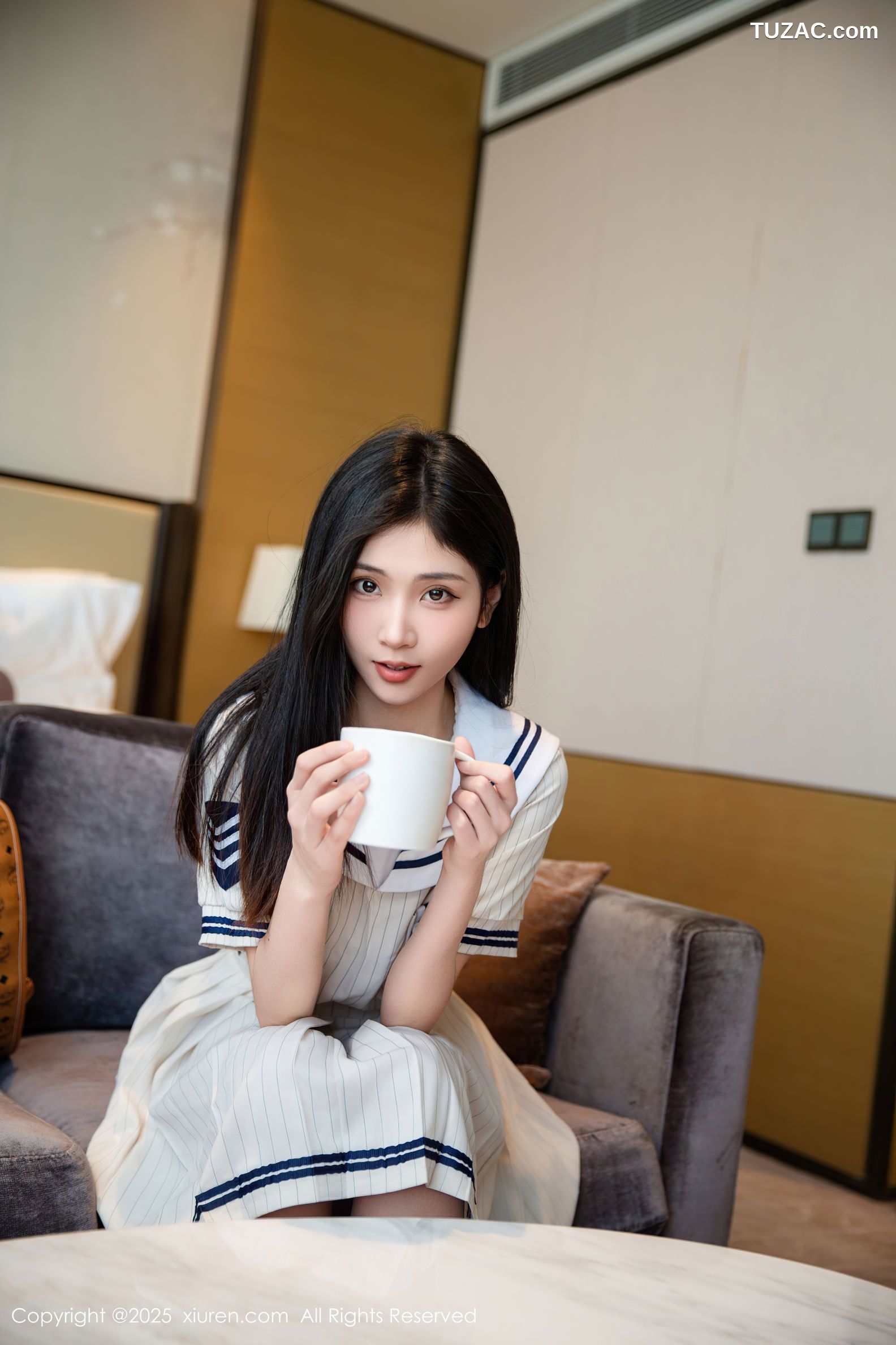 XiuRen秀人网-9942-刘婷婷-白色学生连衣裙红绳绑缚-2025.02.27