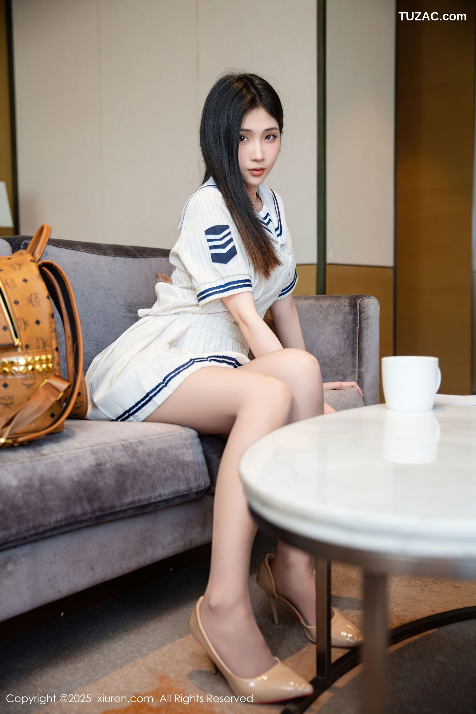 XiuRen秀人网-9942-刘婷婷-白色学生连衣裙红绳绑缚-2025.02.27