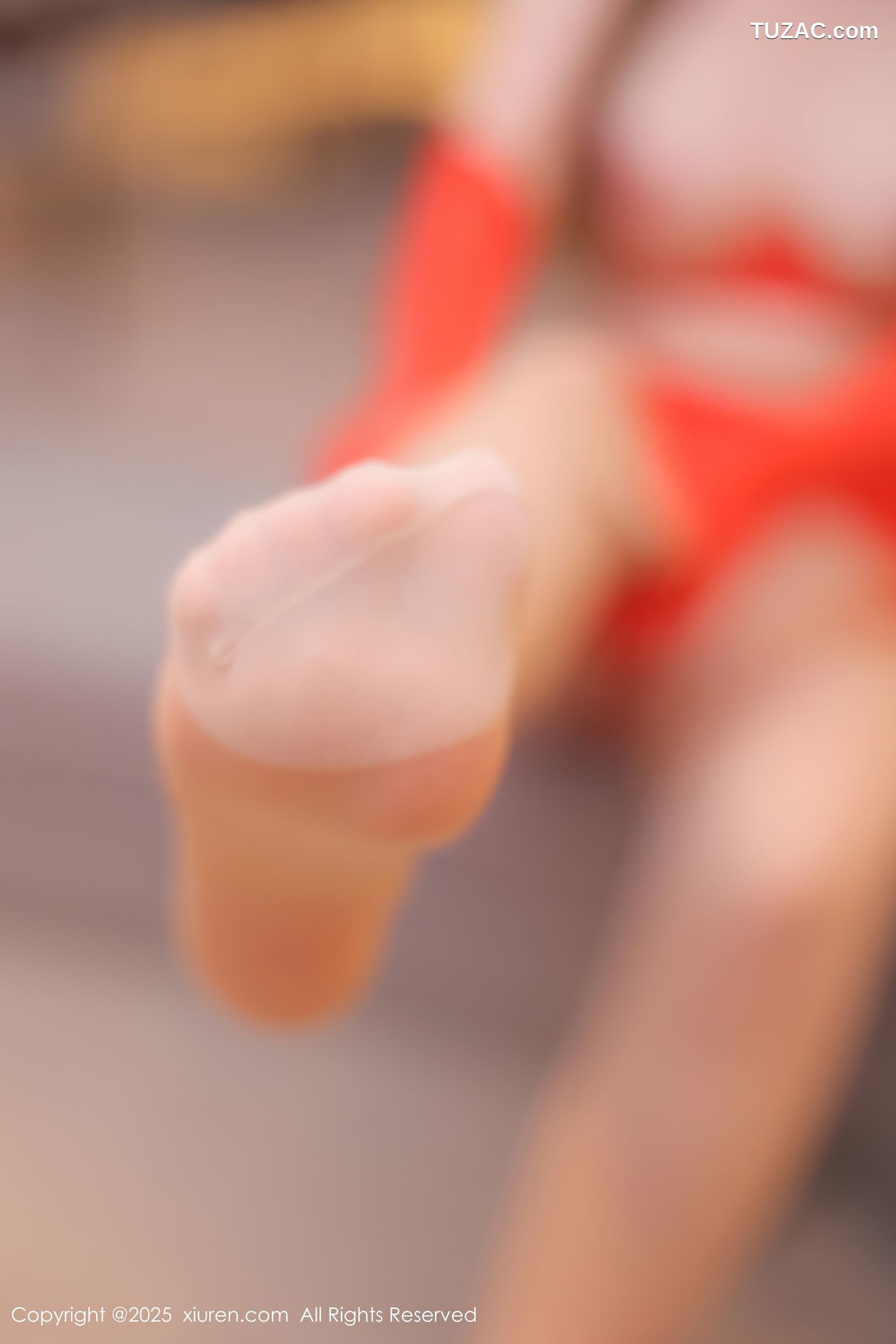 XiuRen秀人网-9943-爱酱里-红色情趣内衣爆乳-2025.02.27