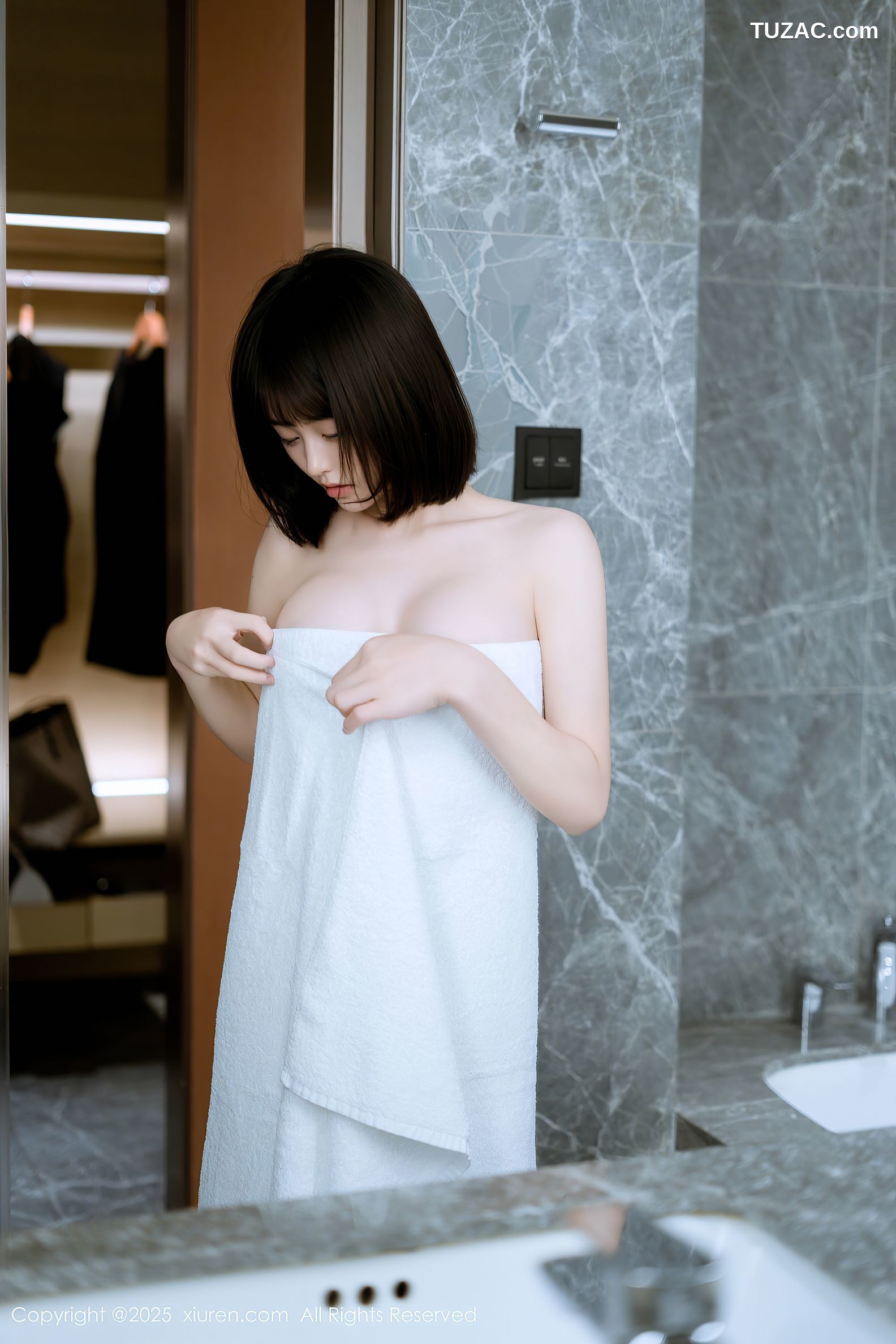 XiuRen秀人网-9972-涵涵Luna-白色情趣婚纱浴室湿身-2025.03.06