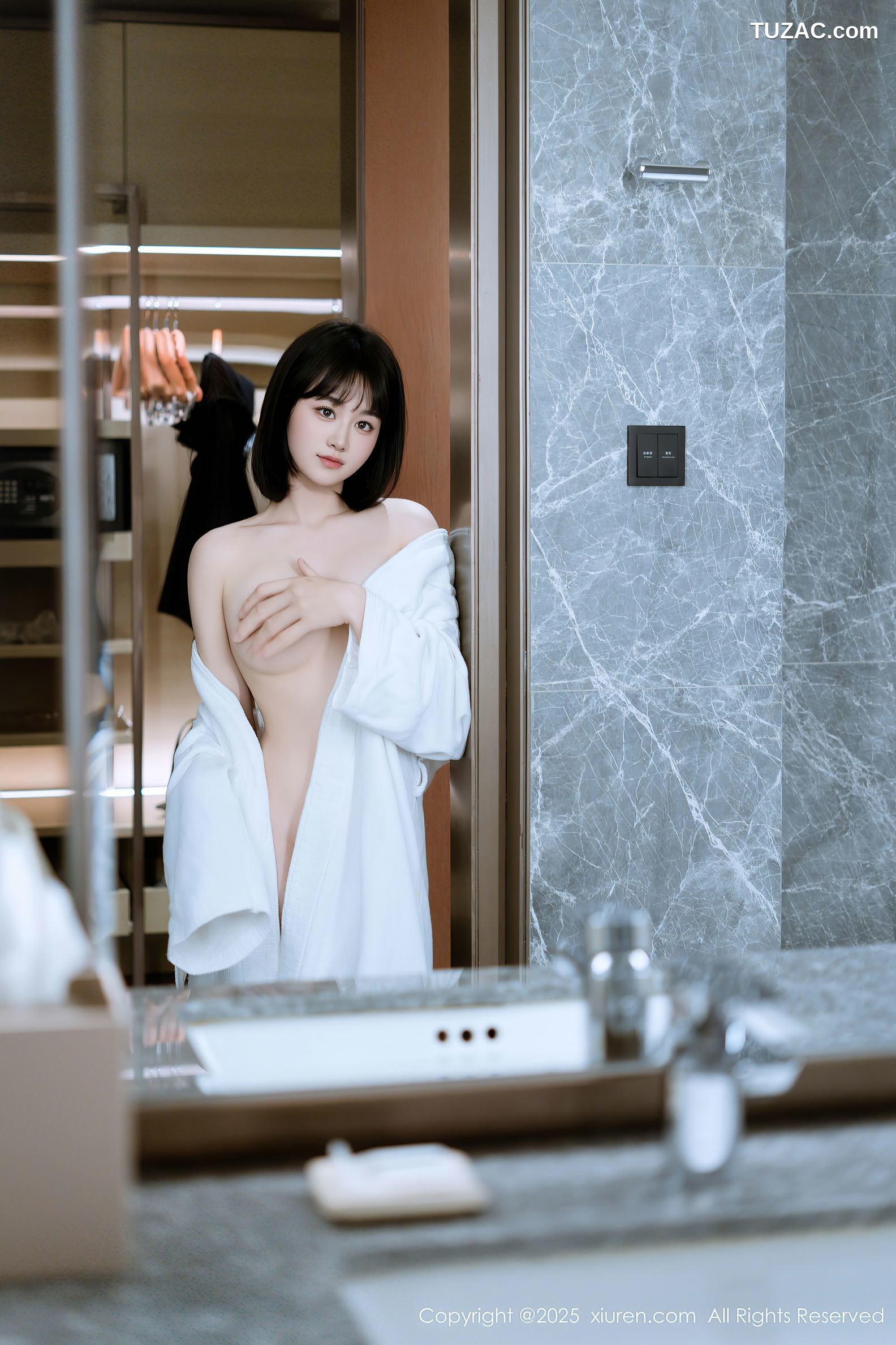 XiuRen秀人网-9972-涵涵Luna-白色情趣婚纱浴室湿身-2025.03.06