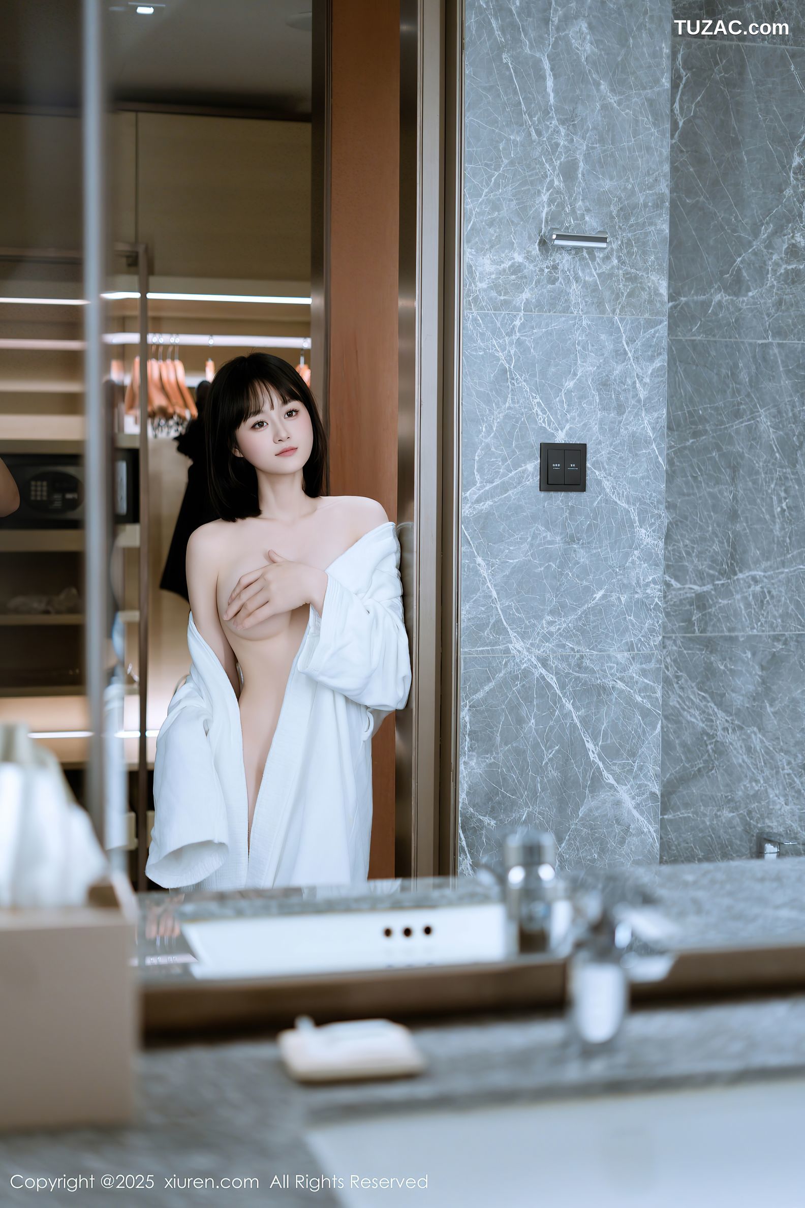 XiuRen秀人网-9972-涵涵Luna-白色情趣婚纱浴室湿身-2025.03.06