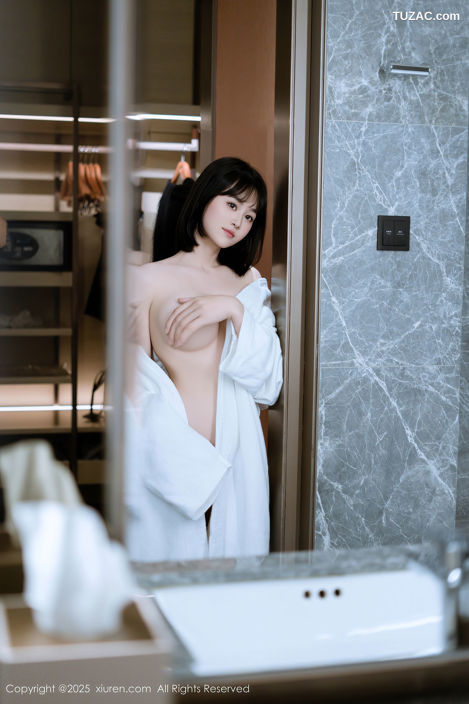 XiuRen秀人网-9972-涵涵Luna-白色情趣婚纱浴室湿身-2025.03.06