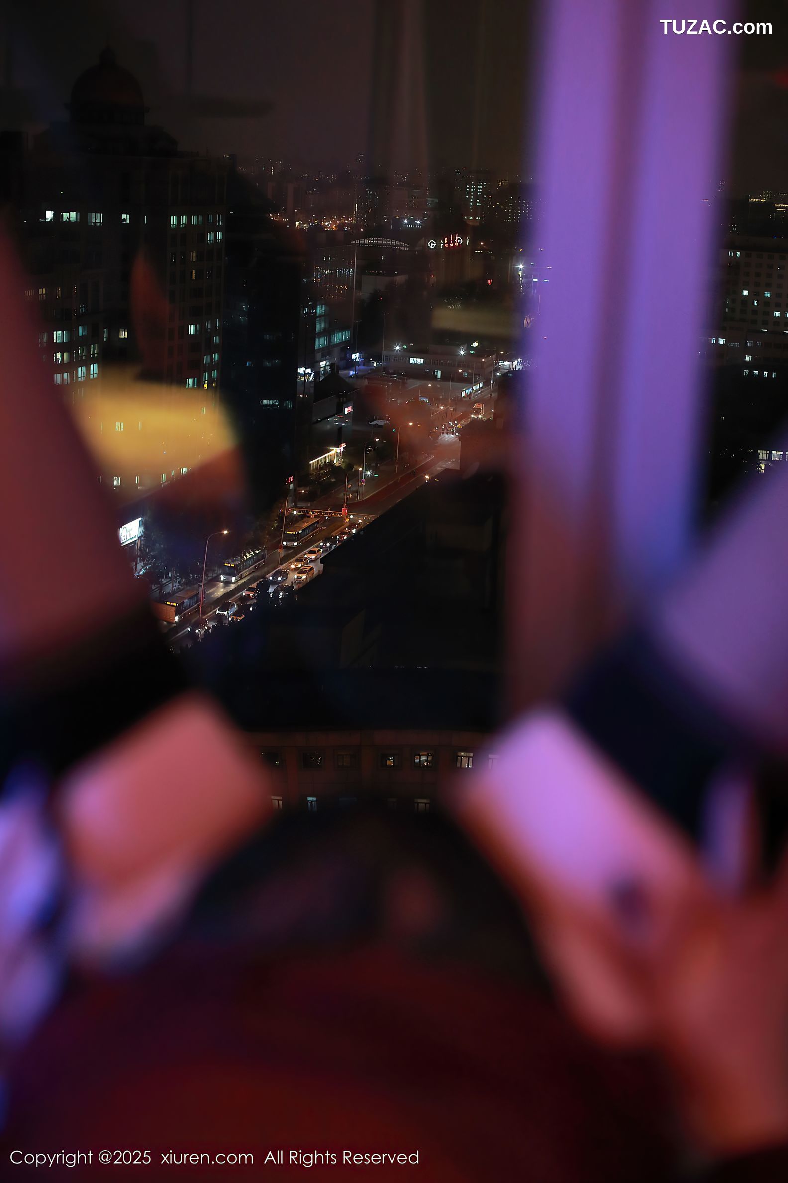 XiuRen秀人网-9973-田冰冰-轻透红纱黑丝爆乳御姐-2025.03.06