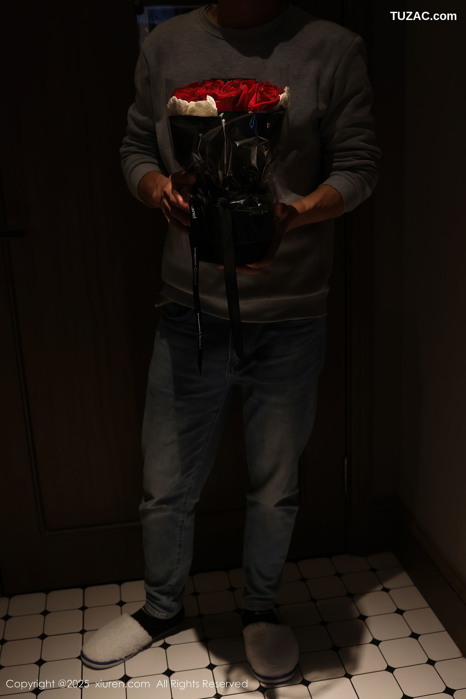 XiuRen秀人网-9983-小薯条nienie-人妻剧情轻透白衬衫黑丝亮片情趣内衣爆乳-2025.03.07