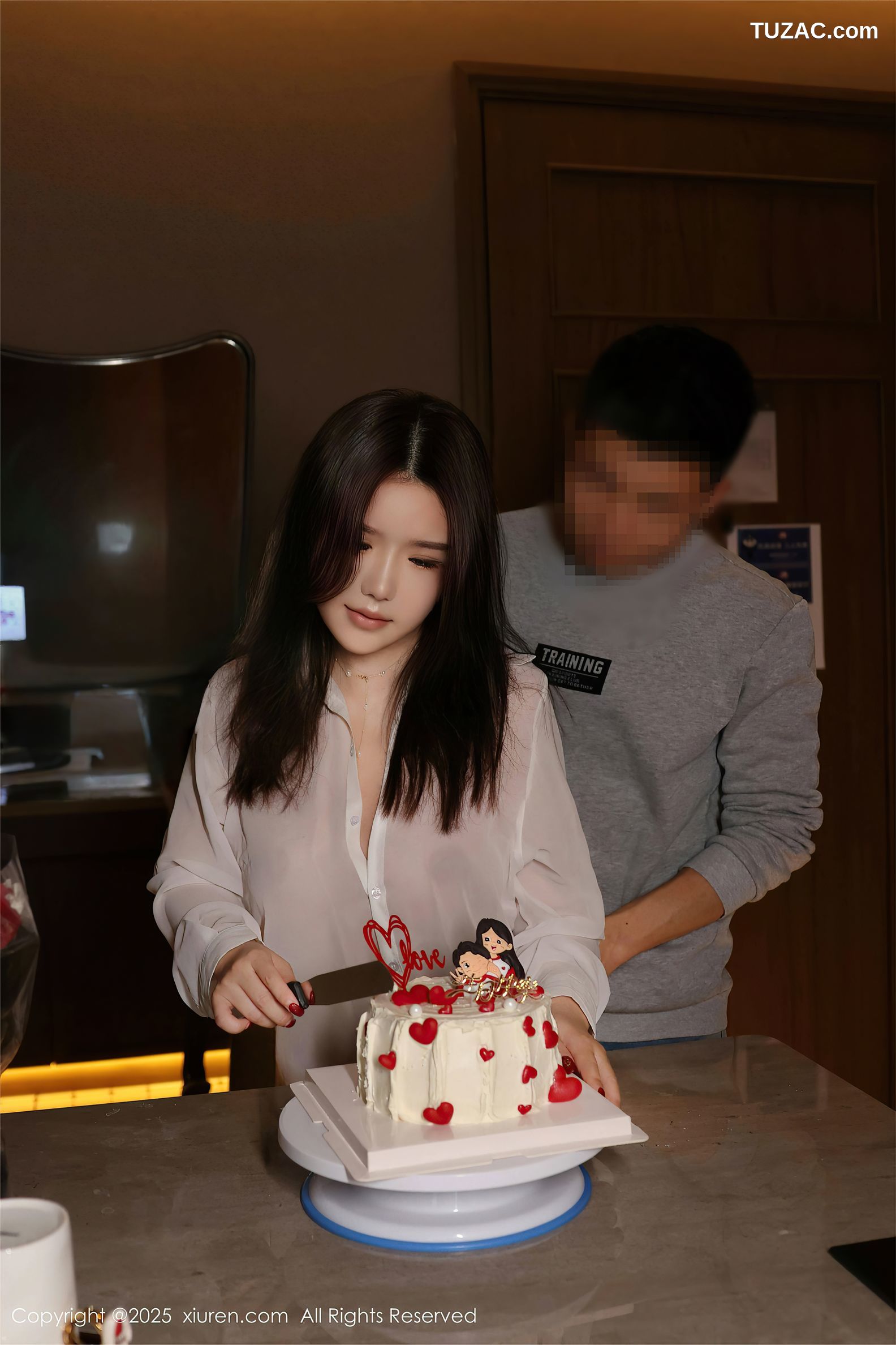 XiuRen秀人网-9983-小薯条nienie-人妻剧情轻透白衬衫黑丝亮片情趣内衣爆乳-2025.03.07