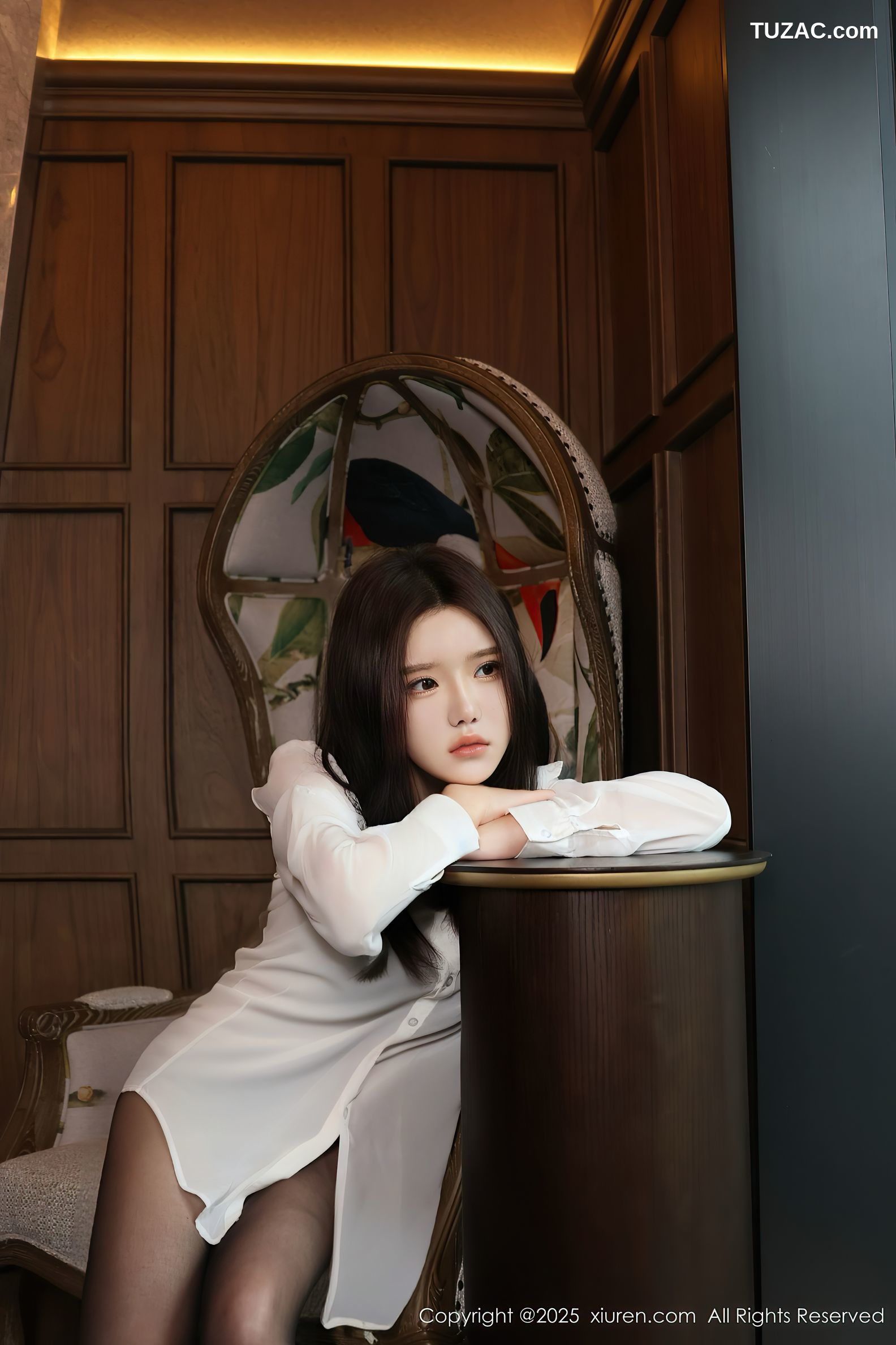 XiuRen秀人网-9983-小薯条nienie-人妻剧情轻透白衬衫黑丝亮片情趣内衣爆乳-2025.03.07