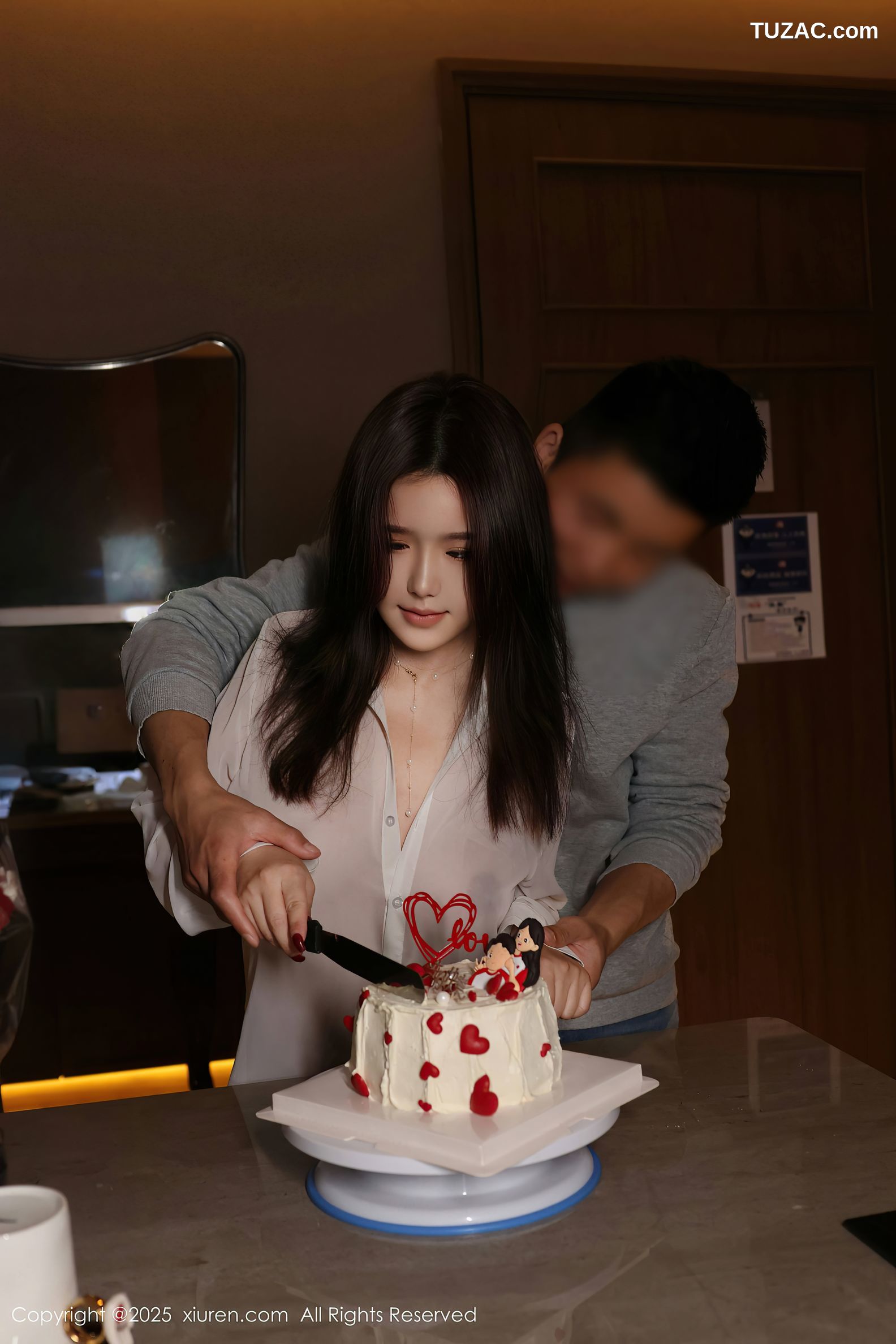 XiuRen秀人网-9983-小薯条nienie-人妻剧情轻透白衬衫黑丝亮片情趣内衣爆乳-2025.03.07