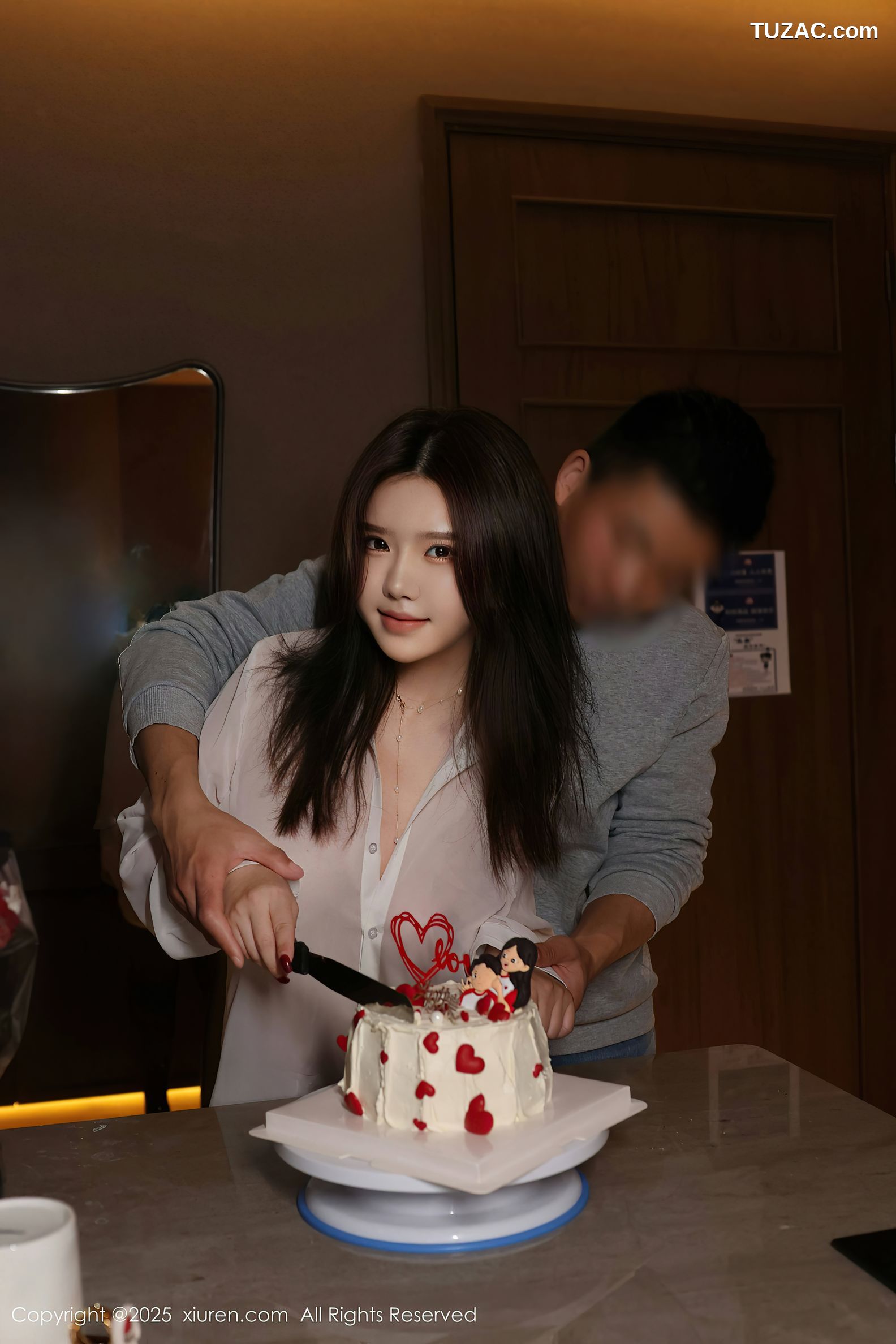 XiuRen秀人网-9983-小薯条nienie-人妻剧情轻透白衬衫黑丝亮片情趣内衣爆乳-2025.03.07