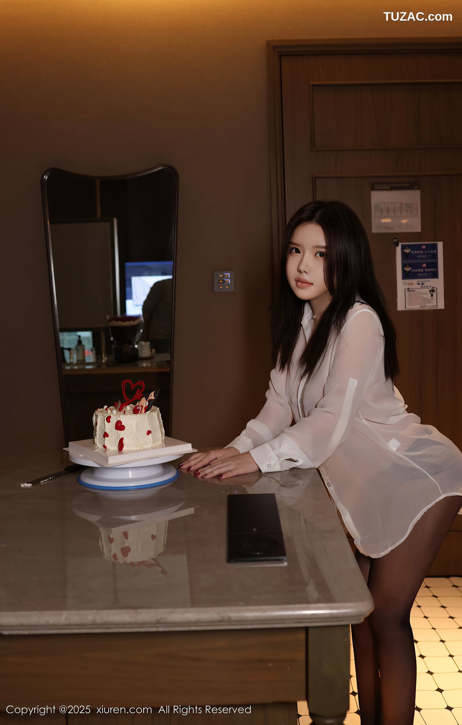 XiuRen秀人网-9983-小薯条nienie-人妻剧情轻透白衬衫黑丝亮片情趣内衣爆乳-2025.03.07