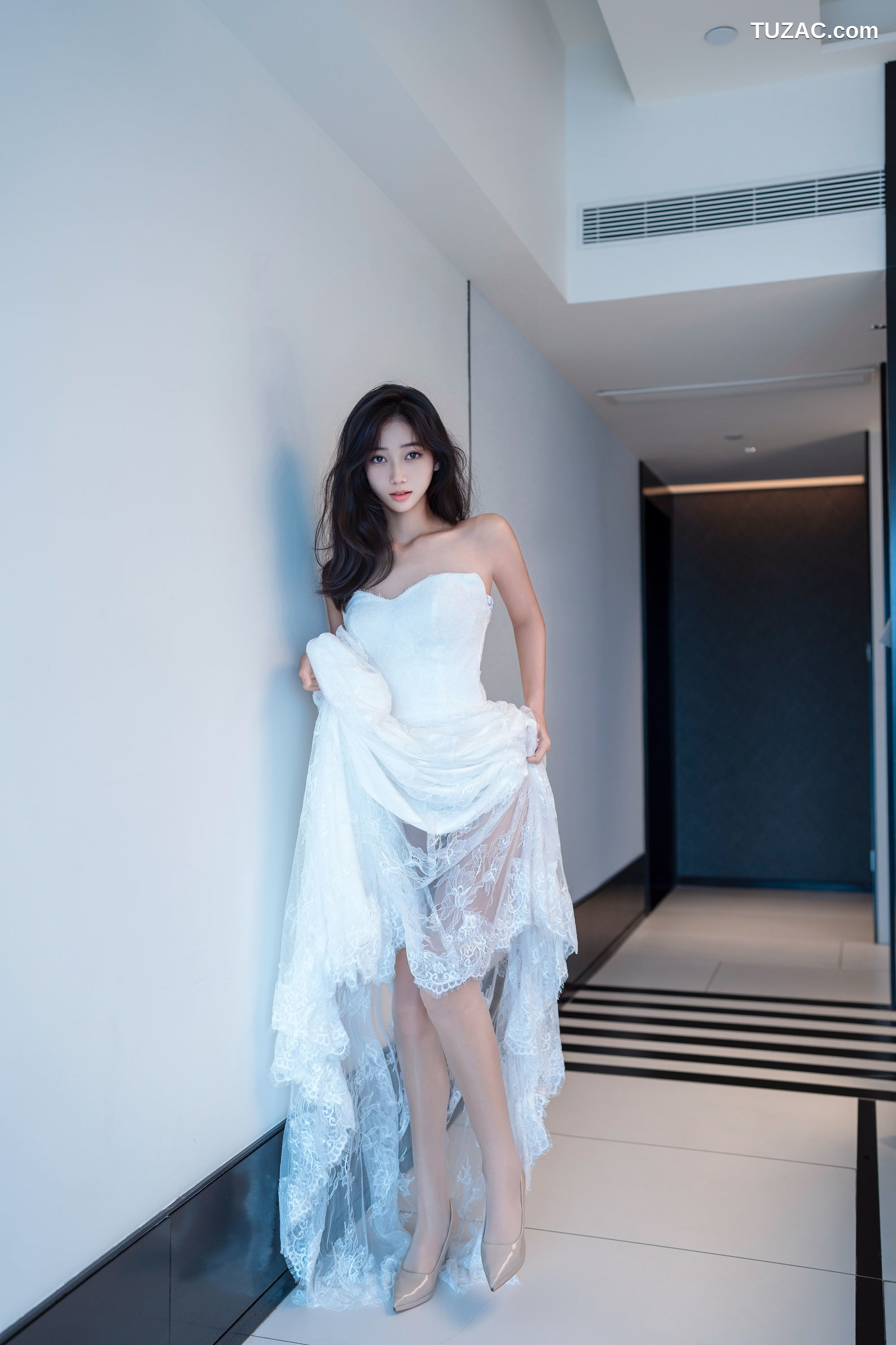 XR-Uncensored-时安安-白色蕾丝长裙VS无内肉丝-XingYan星颜社-419-内购私拍-2025.10.31