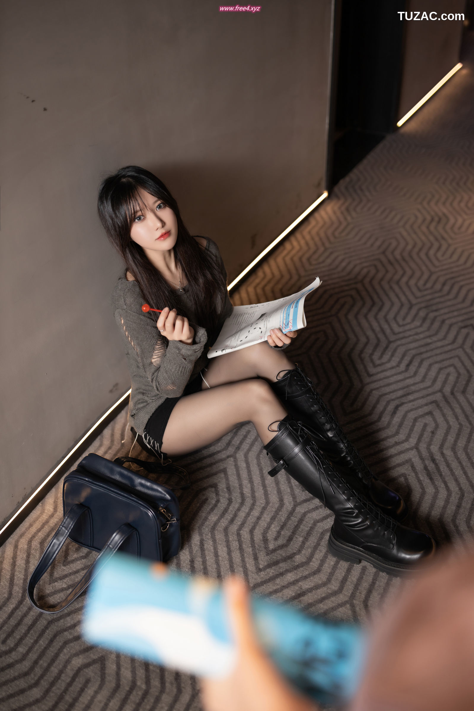 XR-Uncensored-鱼子酱Fish-《考试危机》-XiuRen秀人网-6436-内购私拍